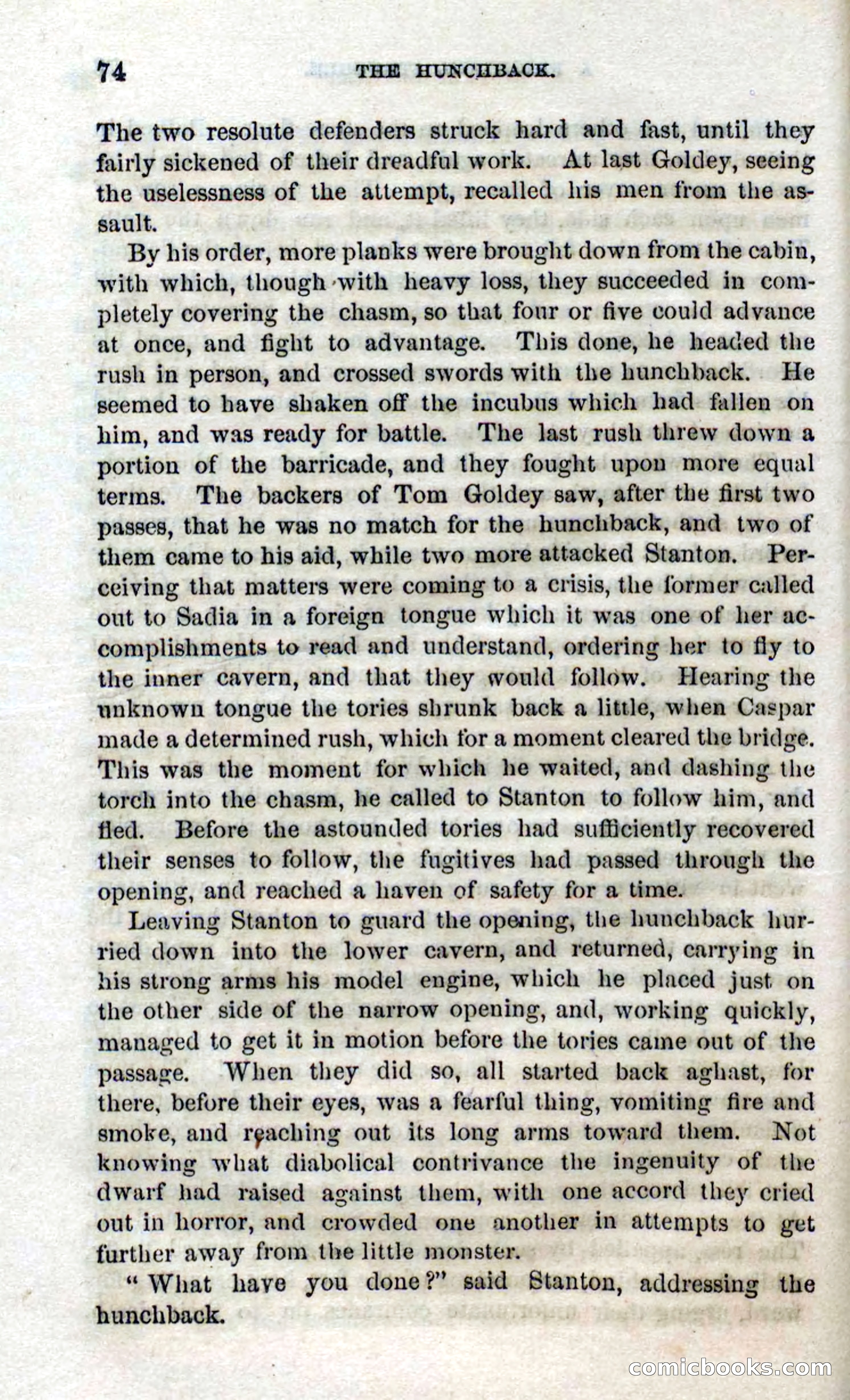 Beadle's Dime Novels No. 120: The Hunchback — page 72 of 100