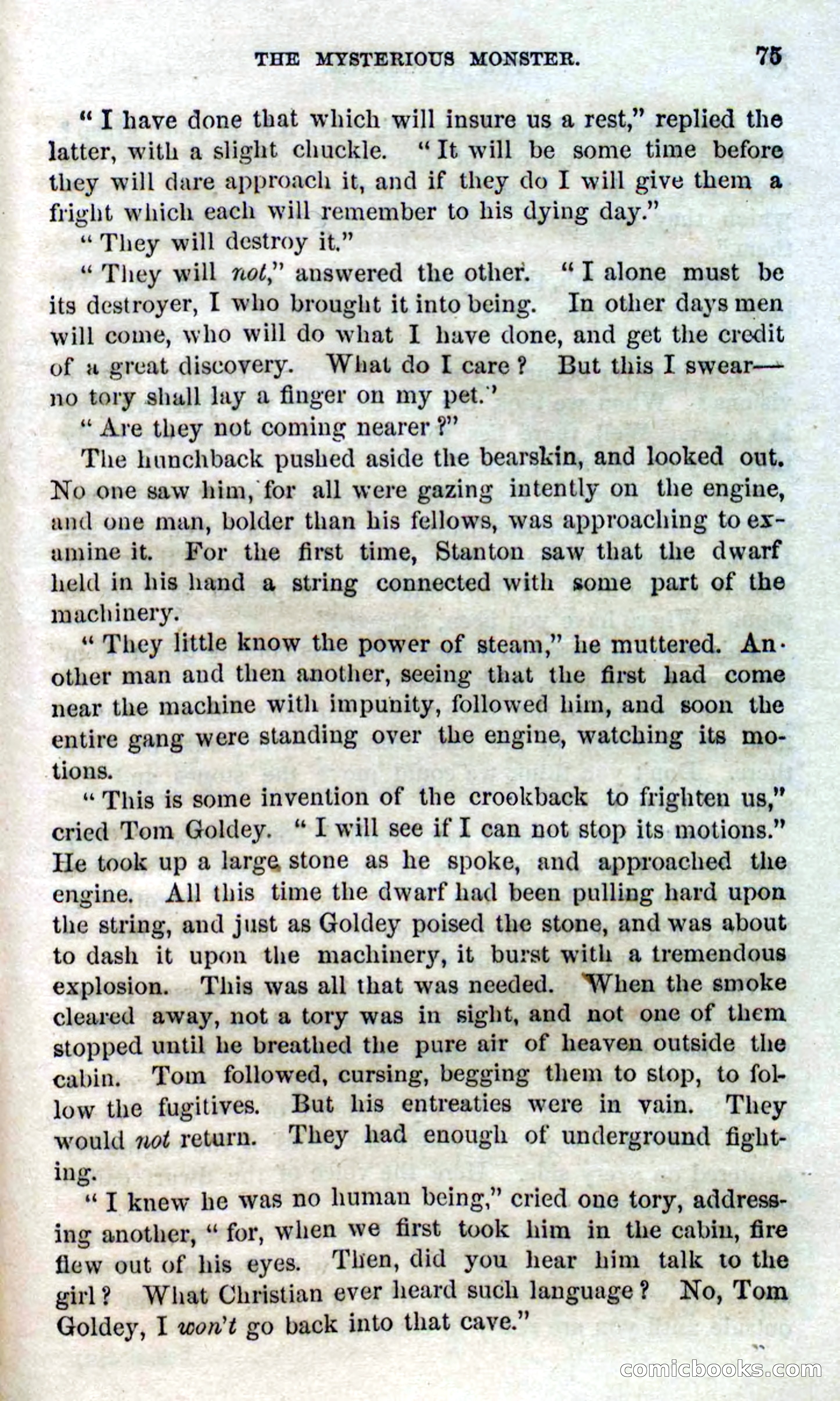 Beadle's Dime Novels No. 120: The Hunchback — page 73 of 100