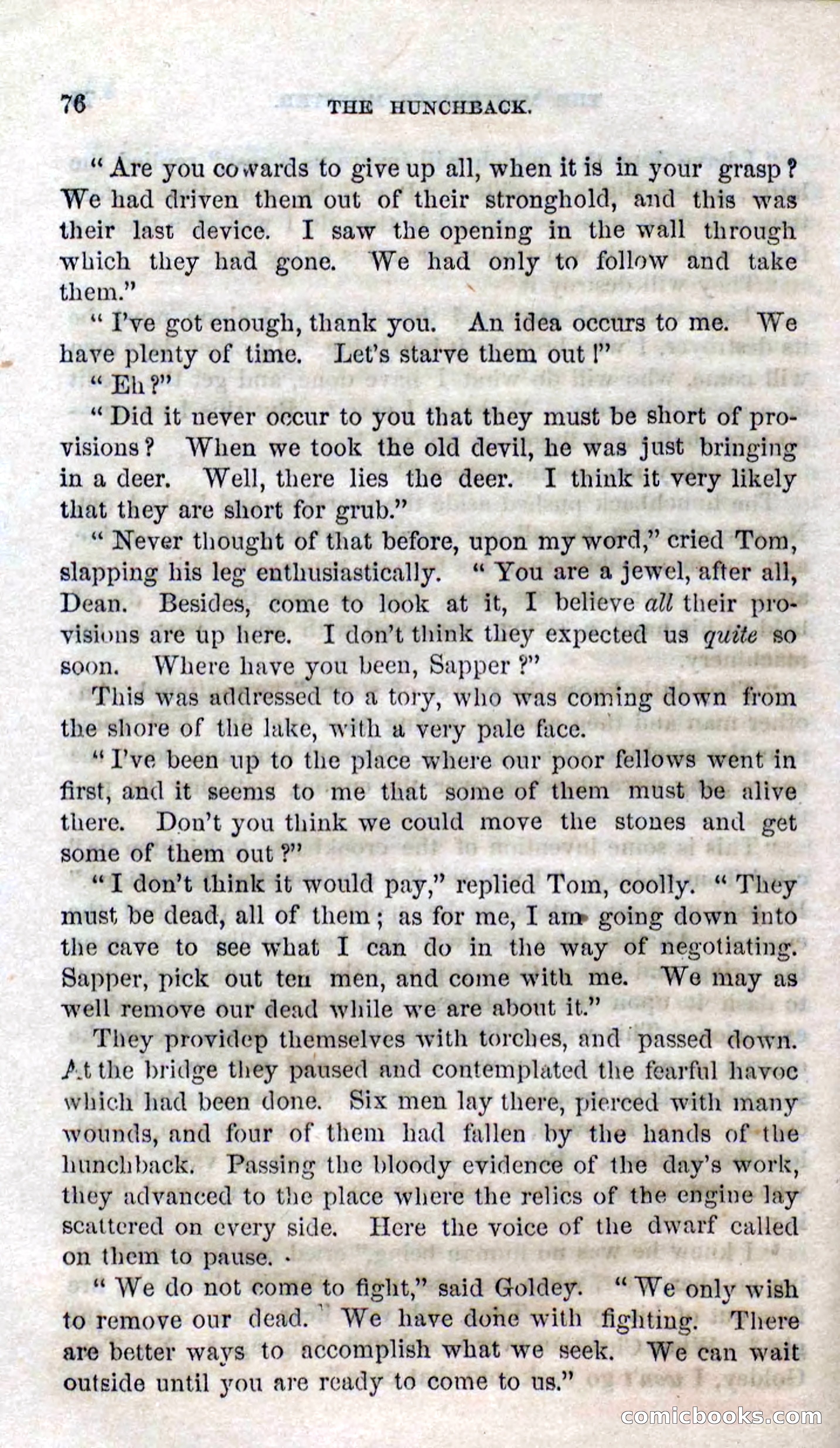 Beadle's Dime Novels No. 120: The Hunchback — page 74 of 100