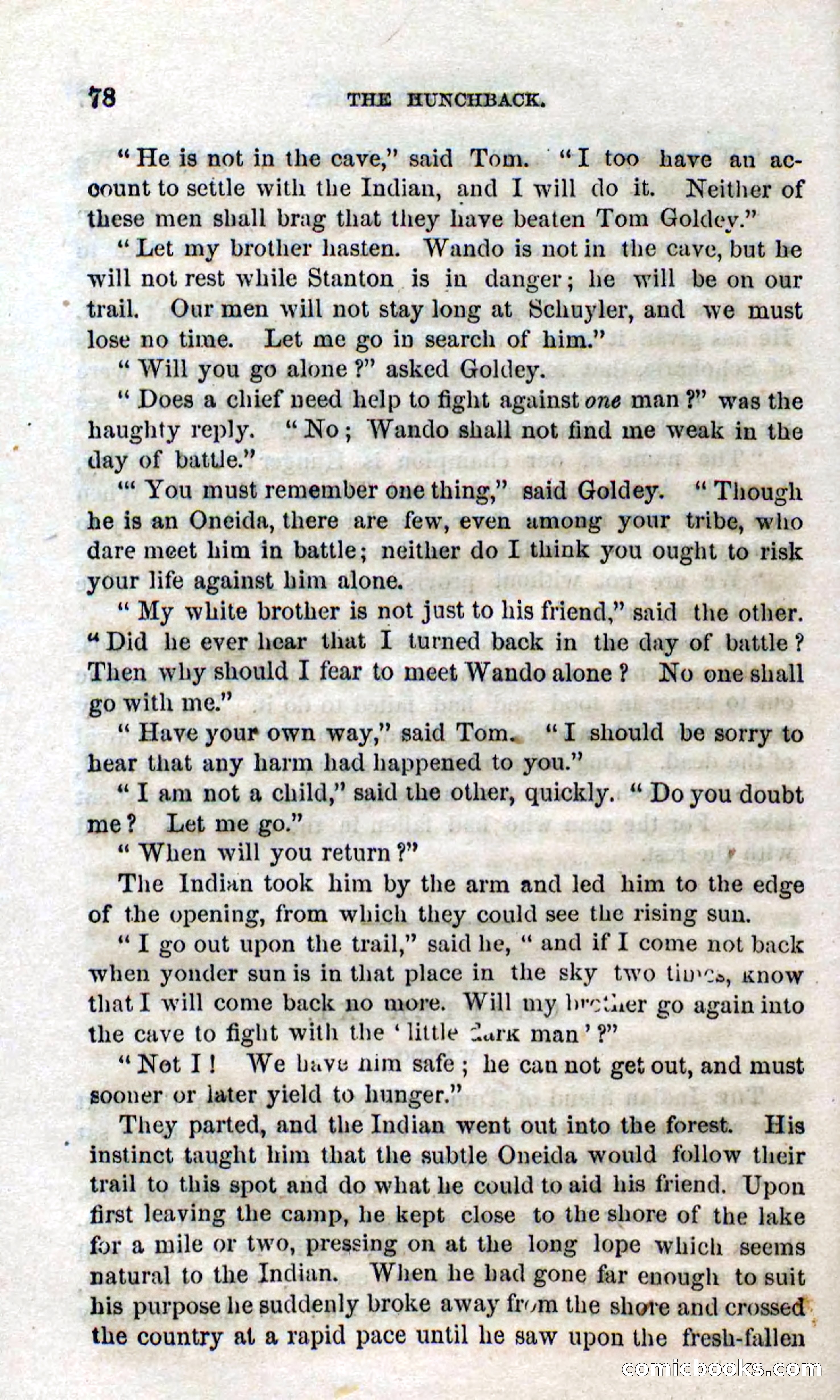 Beadle's Dime Novels No. 120: The Hunchback — page 76 of 100