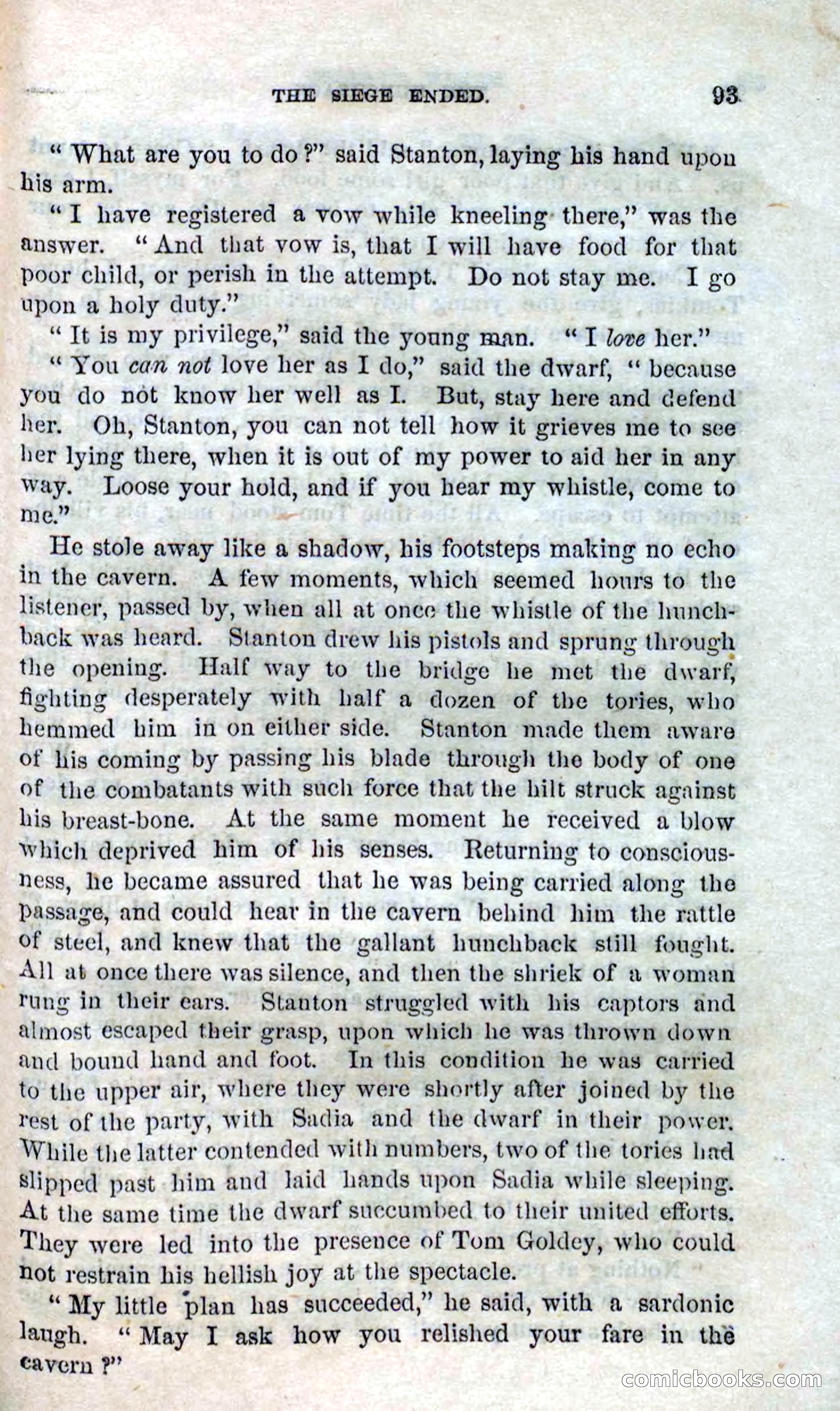Beadle's Dime Novels No. 120: The Hunchback — page 91 of 100