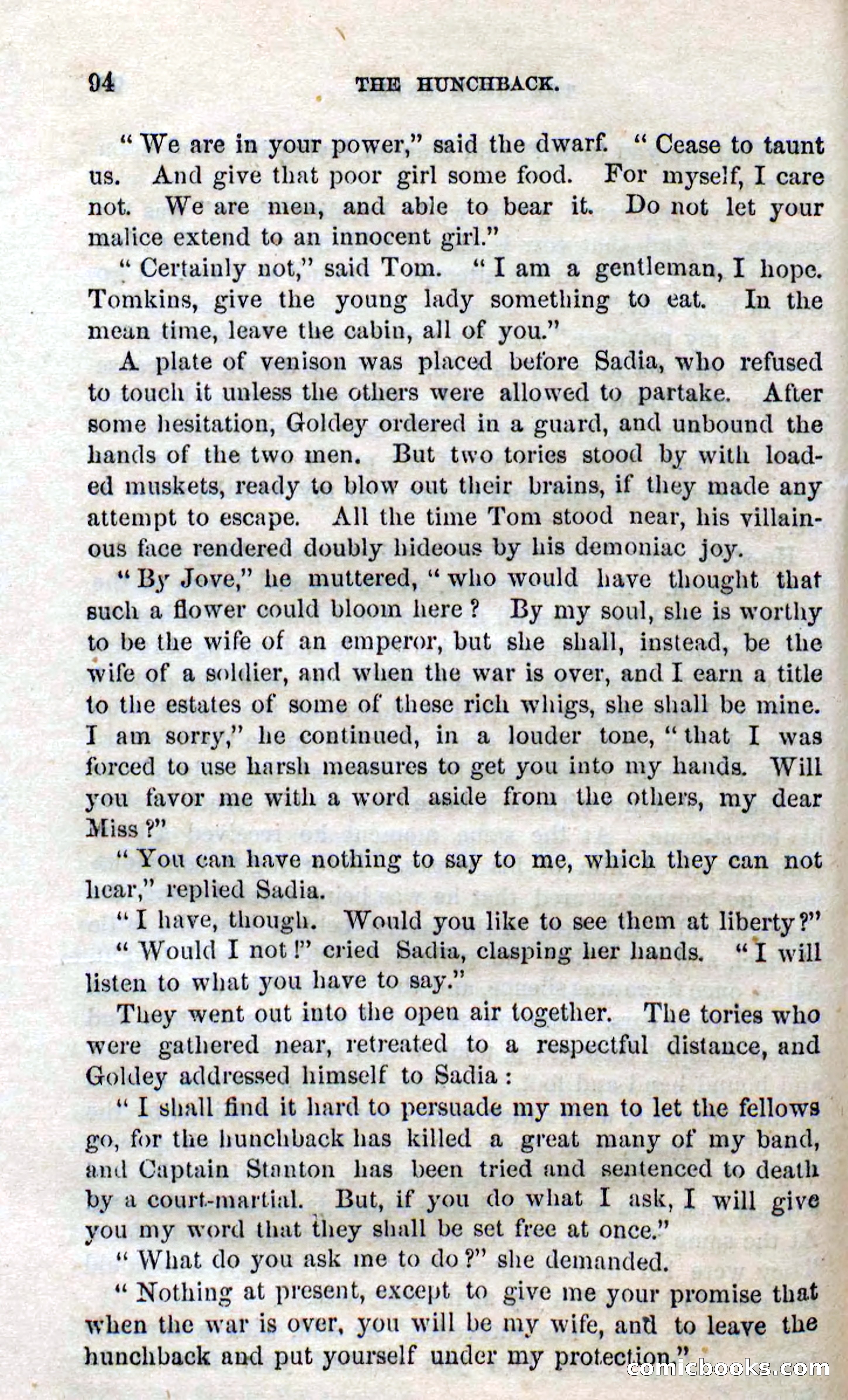 Beadle's Dime Novels No. 120: The Hunchback — page 92 of 100