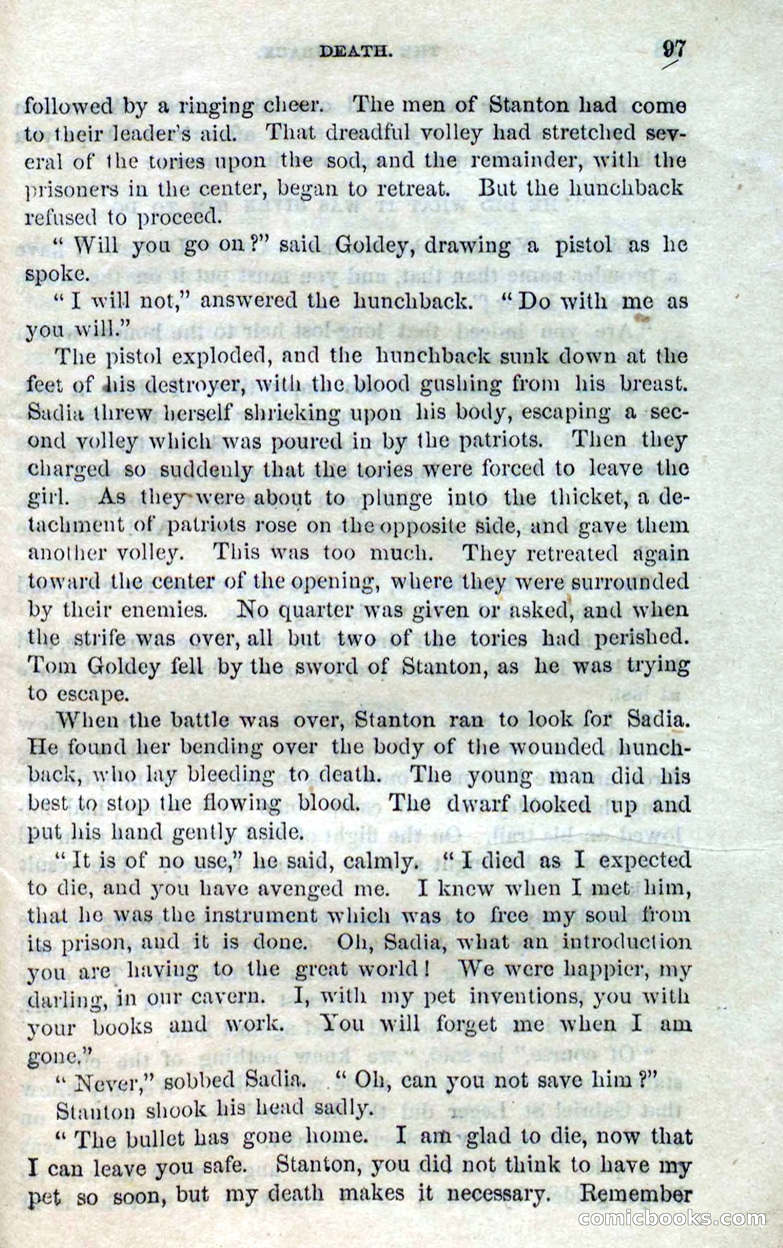 Beadle's Dime Novels No. 120: The Hunchback — page 95 of 100
