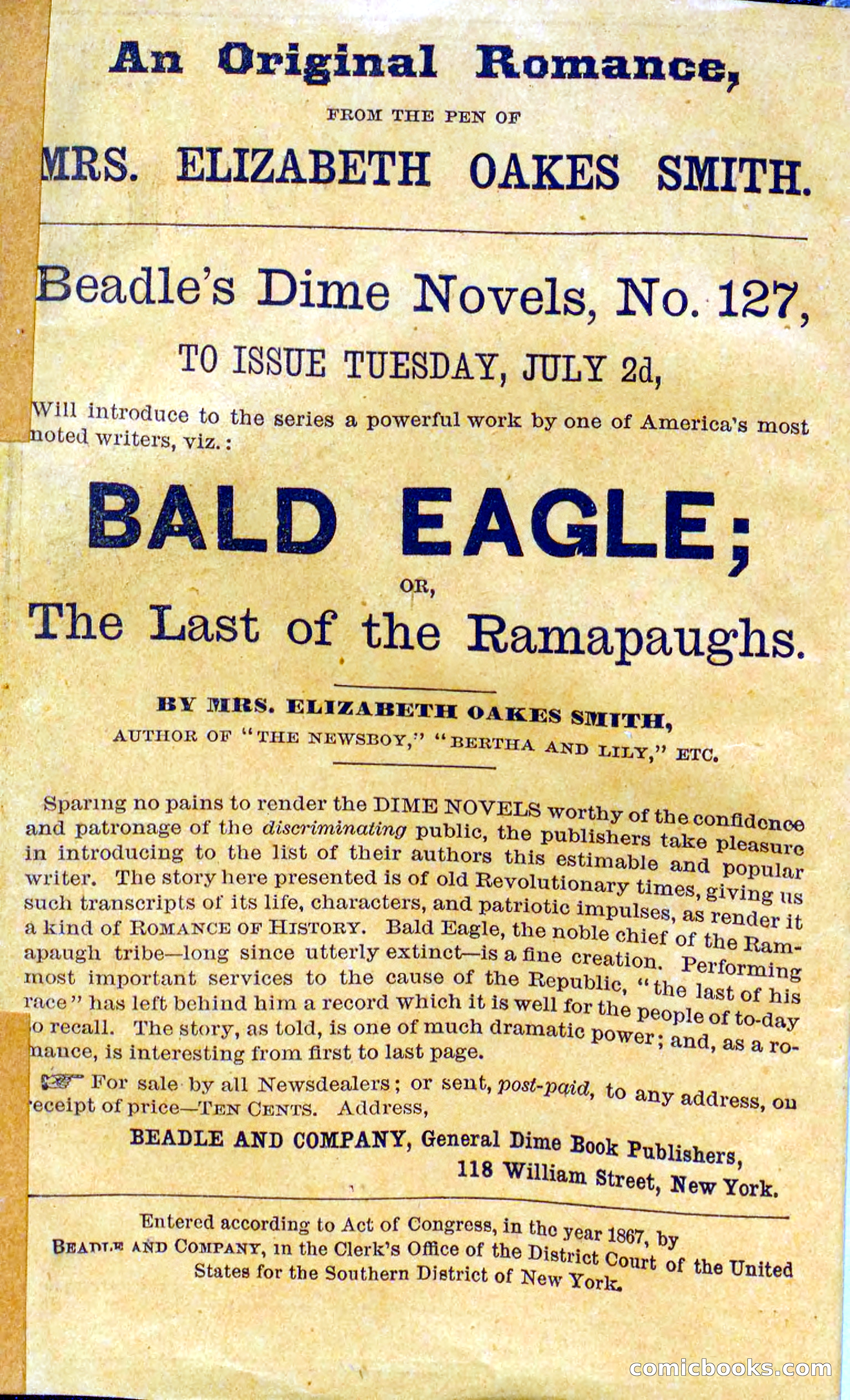 Beadle's Dime Novels No. 126: Old Jupe — page 2 of 100