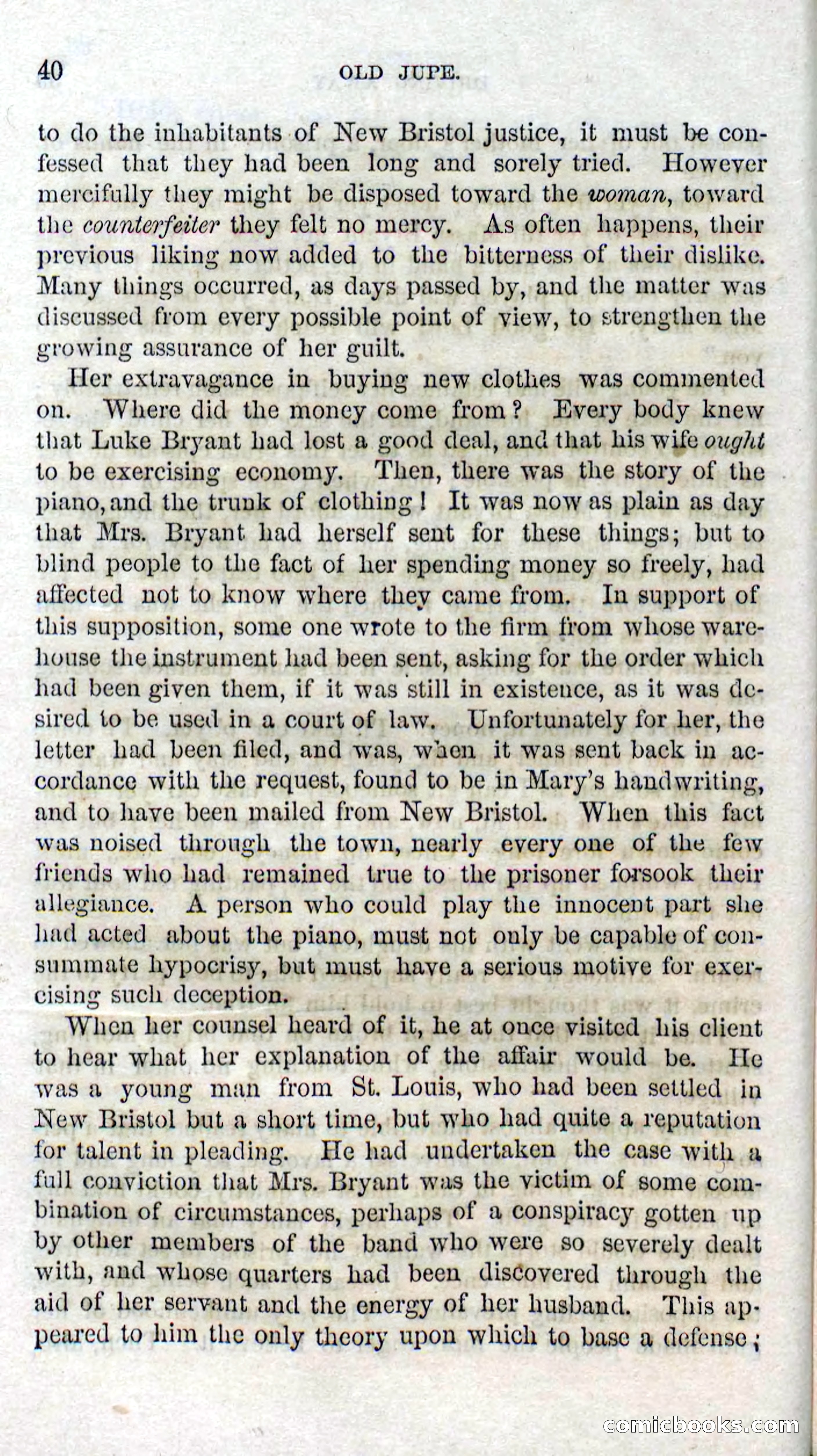 Beadle's Dime Novels No. 126: Old Jupe — page 38 of 100