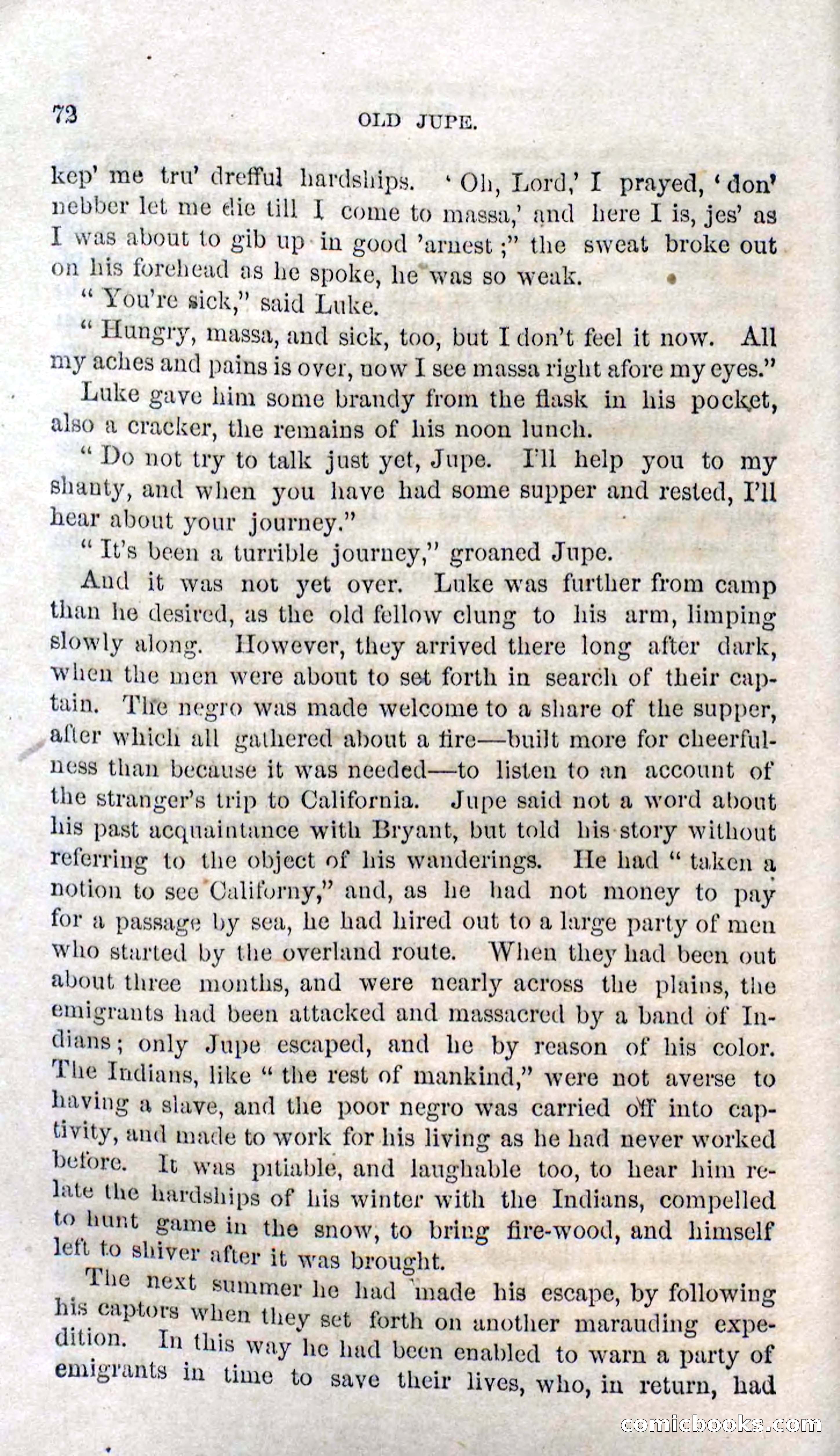 Beadle's Dime Novels No. 126: Old Jupe — page 70 of 100