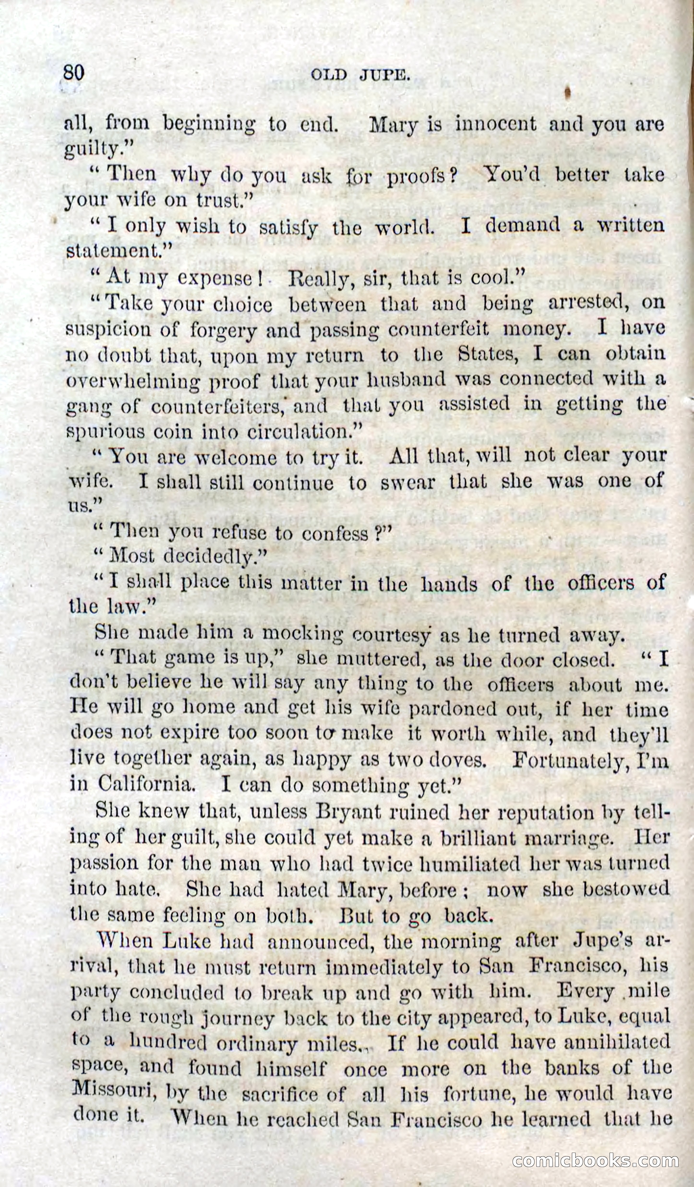 Beadle's Dime Novels No. 126: Old Jupe — page 78 of 100