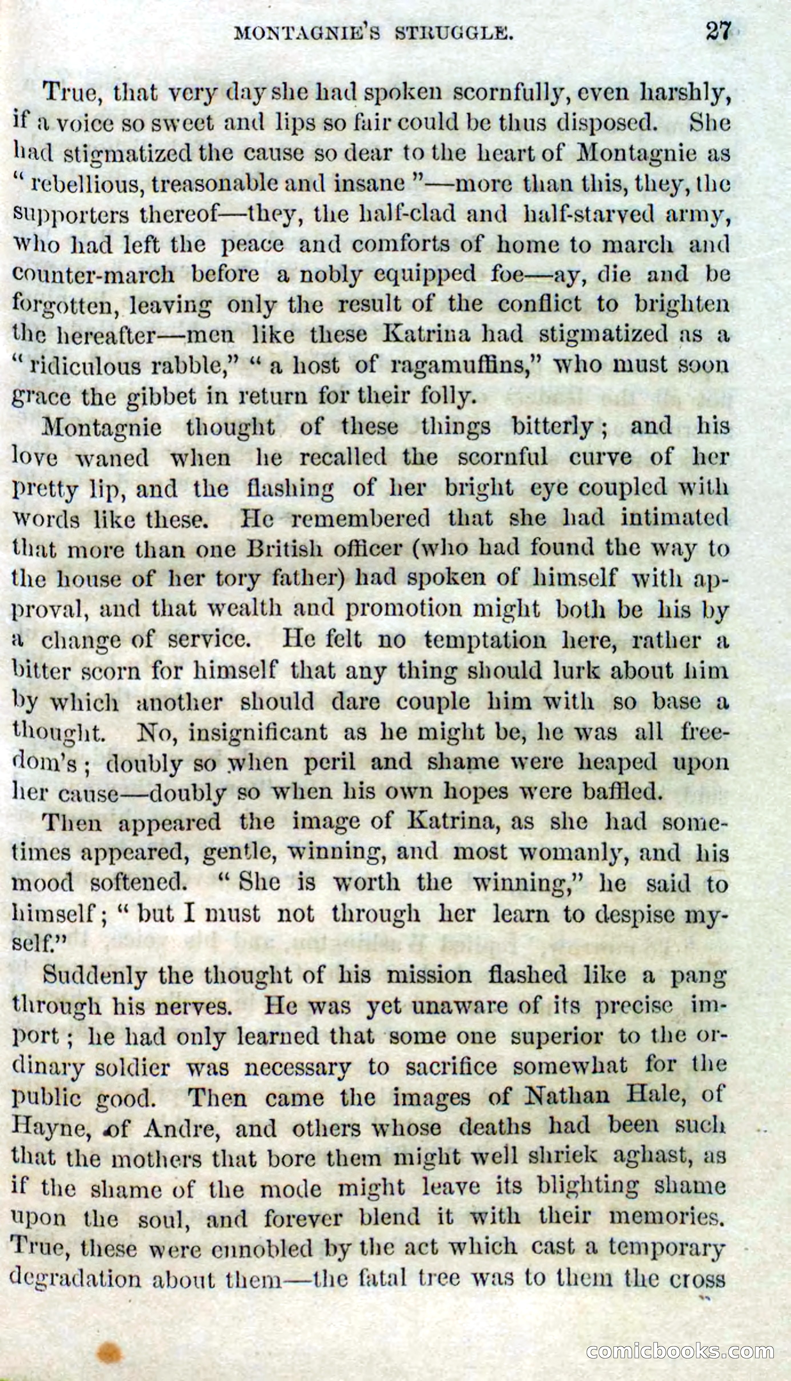 Beadle's Dime Novels No. 127: Bald Eagle — page 25 of 100