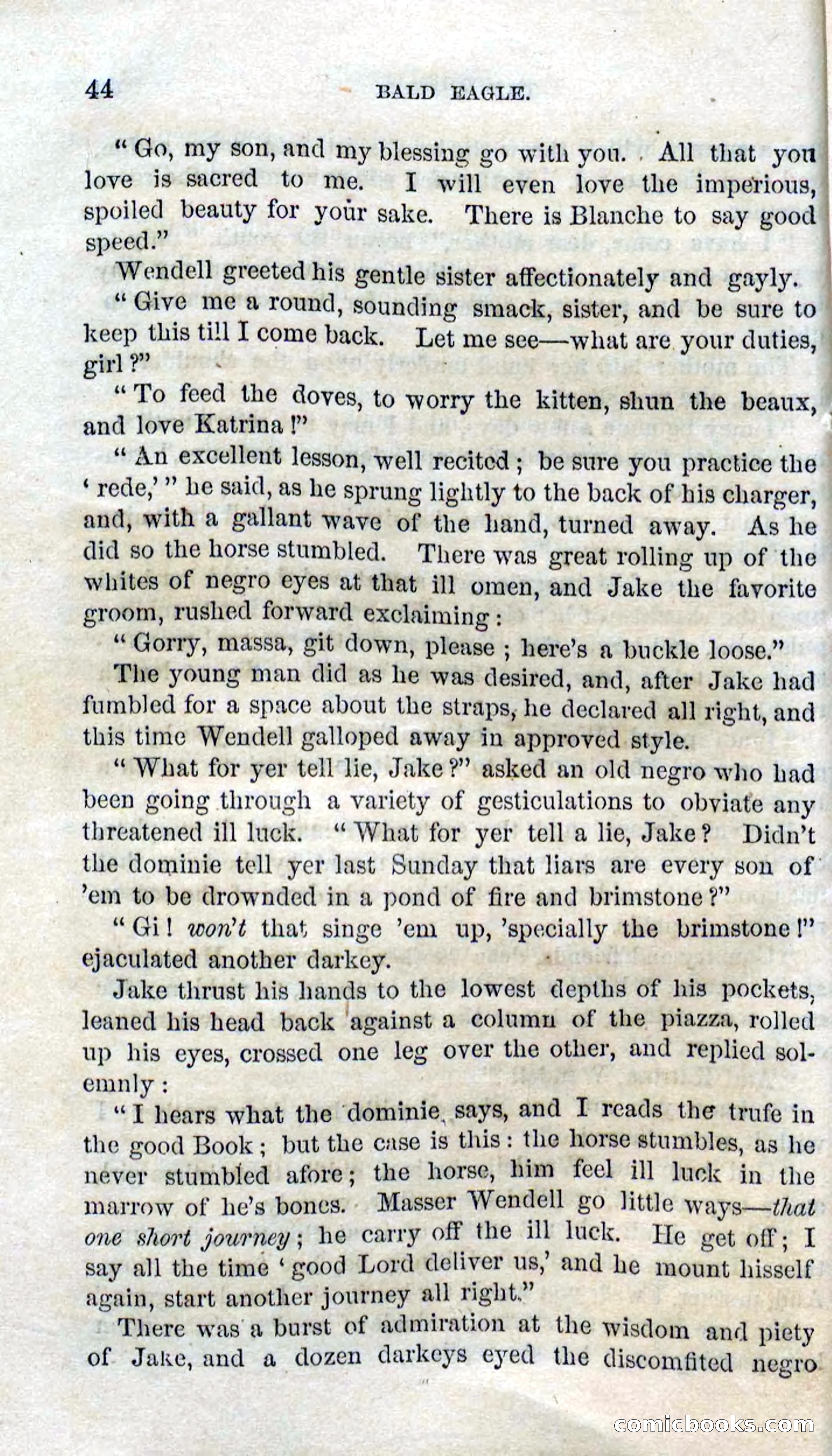 Beadle's Dime Novels No. 127: Bald Eagle — page 42 of 100