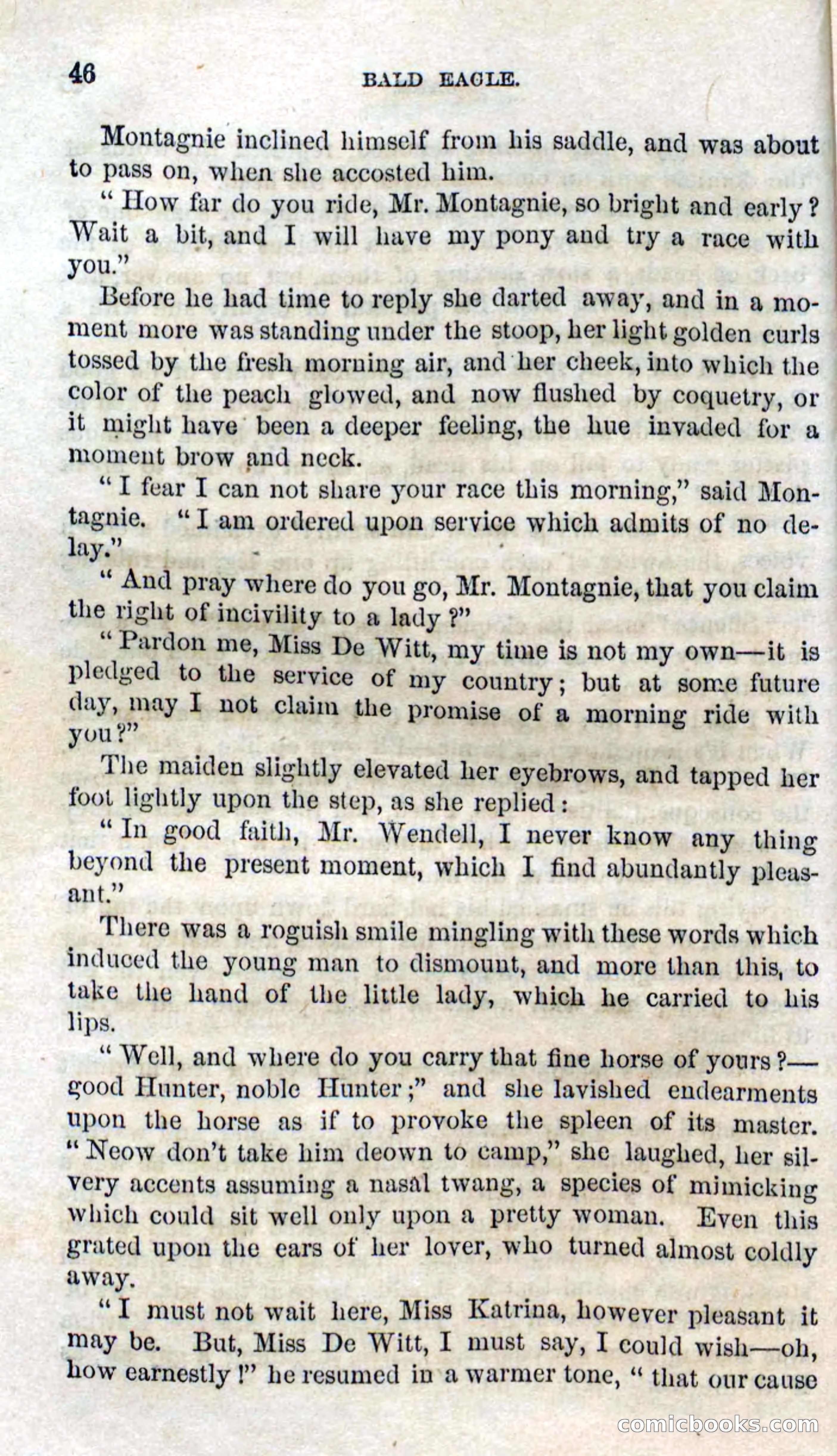 Beadle's Dime Novels No. 127: Bald Eagle — page 44 of 100