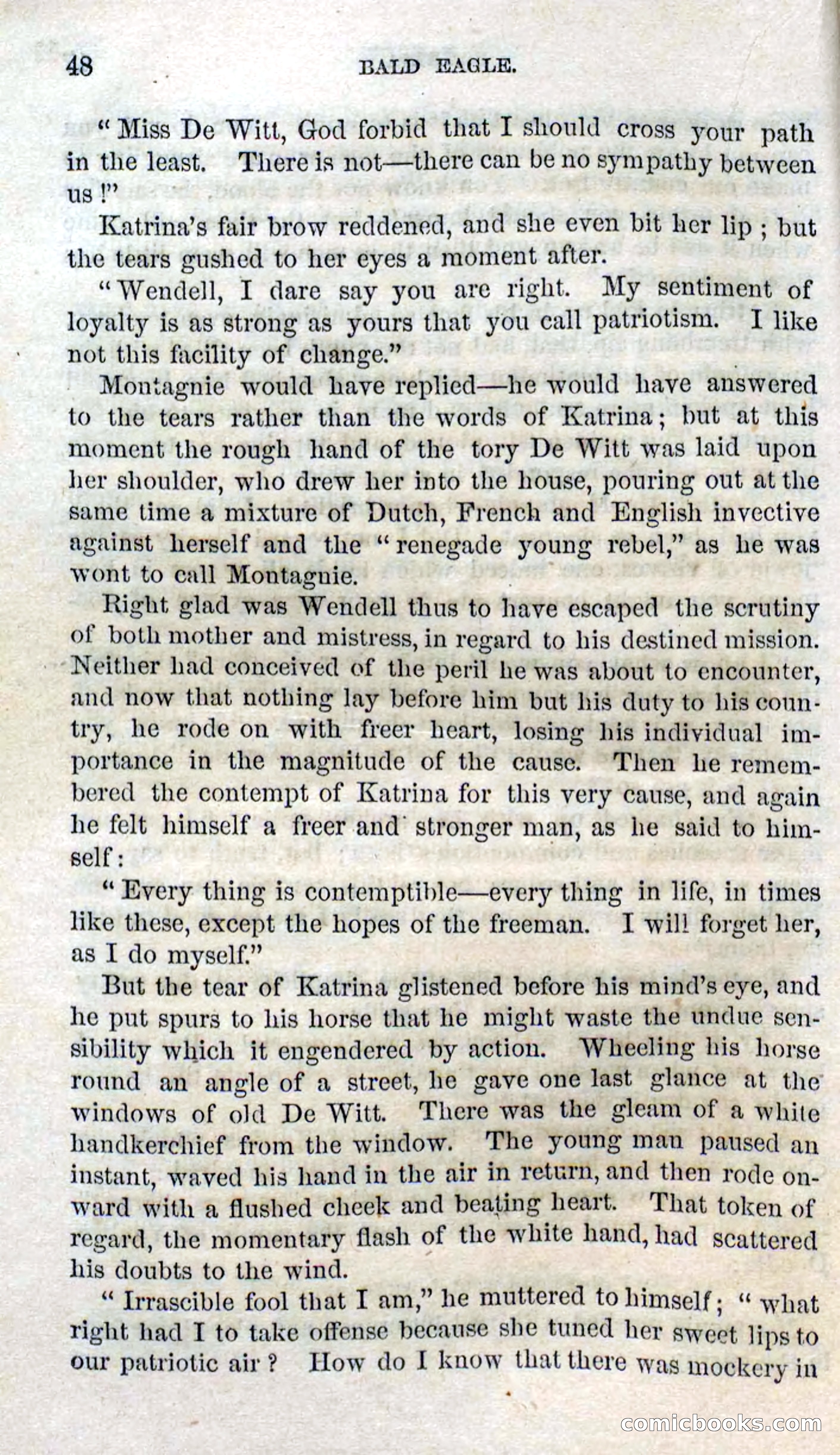 Beadle's Dime Novels No. 127: Bald Eagle — page 46 of 100