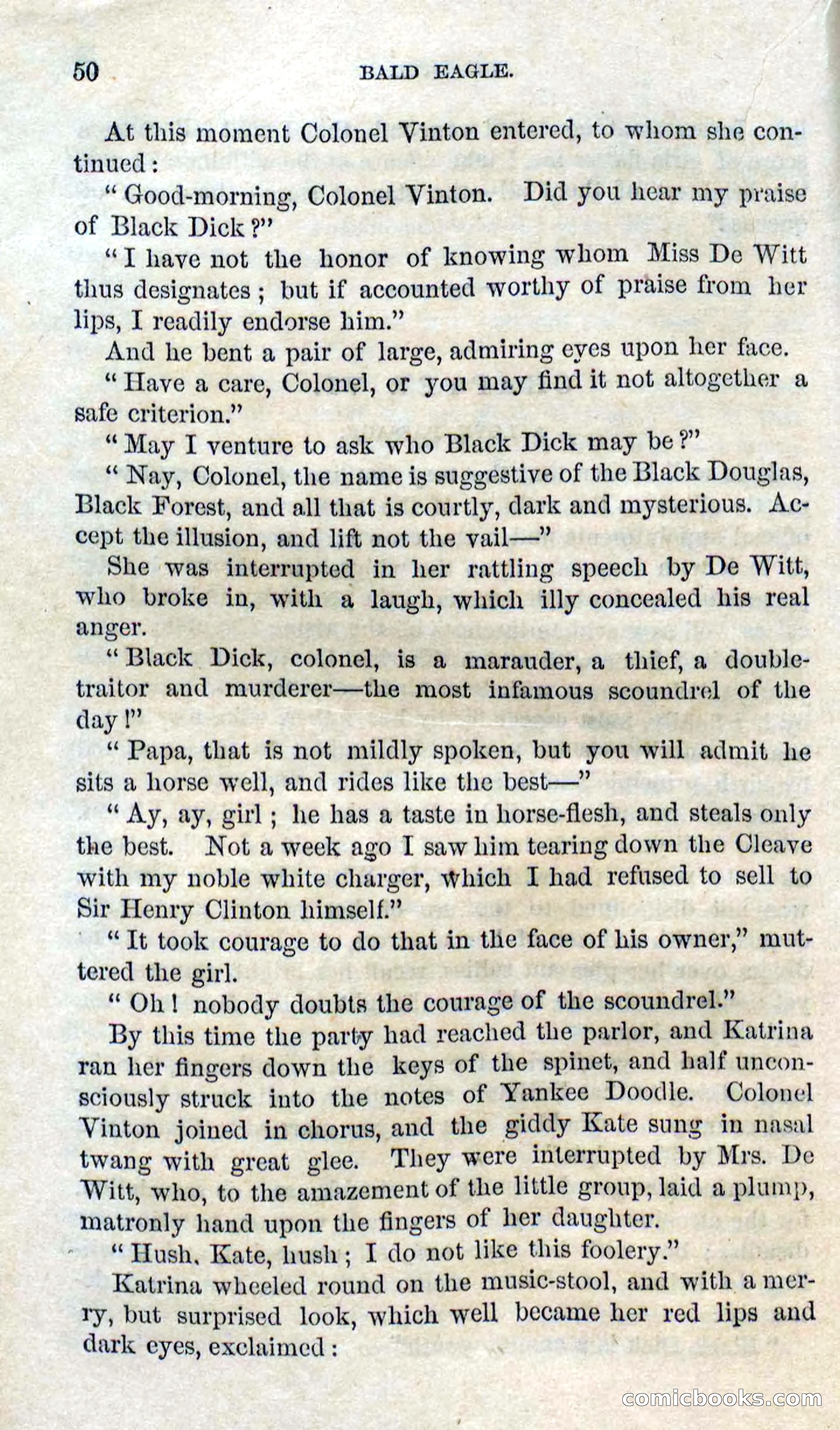 Beadle's Dime Novels No. 127: Bald Eagle — page 48 of 100