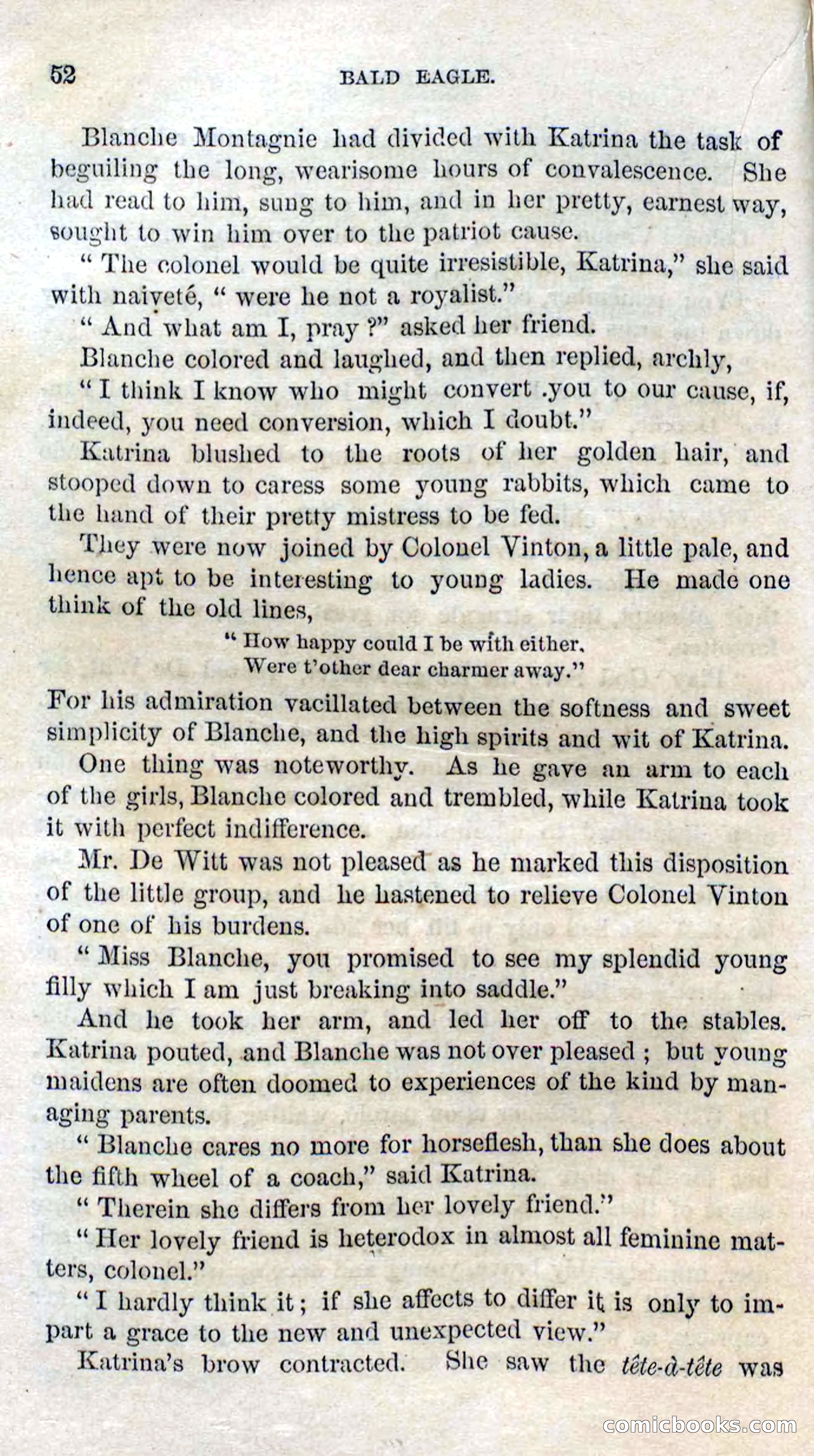 Beadle's Dime Novels No. 127: Bald Eagle — page 50 of 100