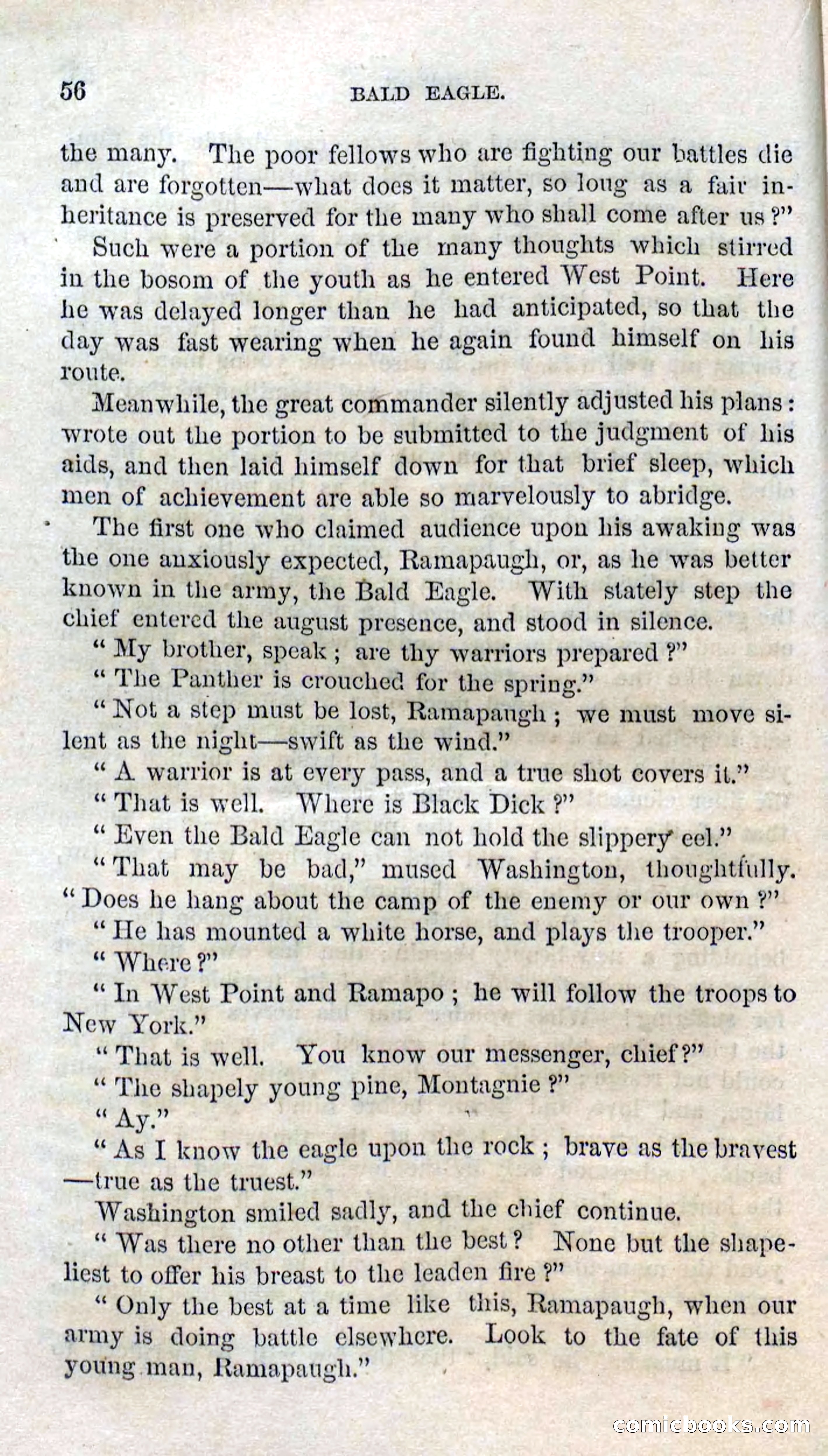 Beadle's Dime Novels No. 127: Bald Eagle — page 54 of 100