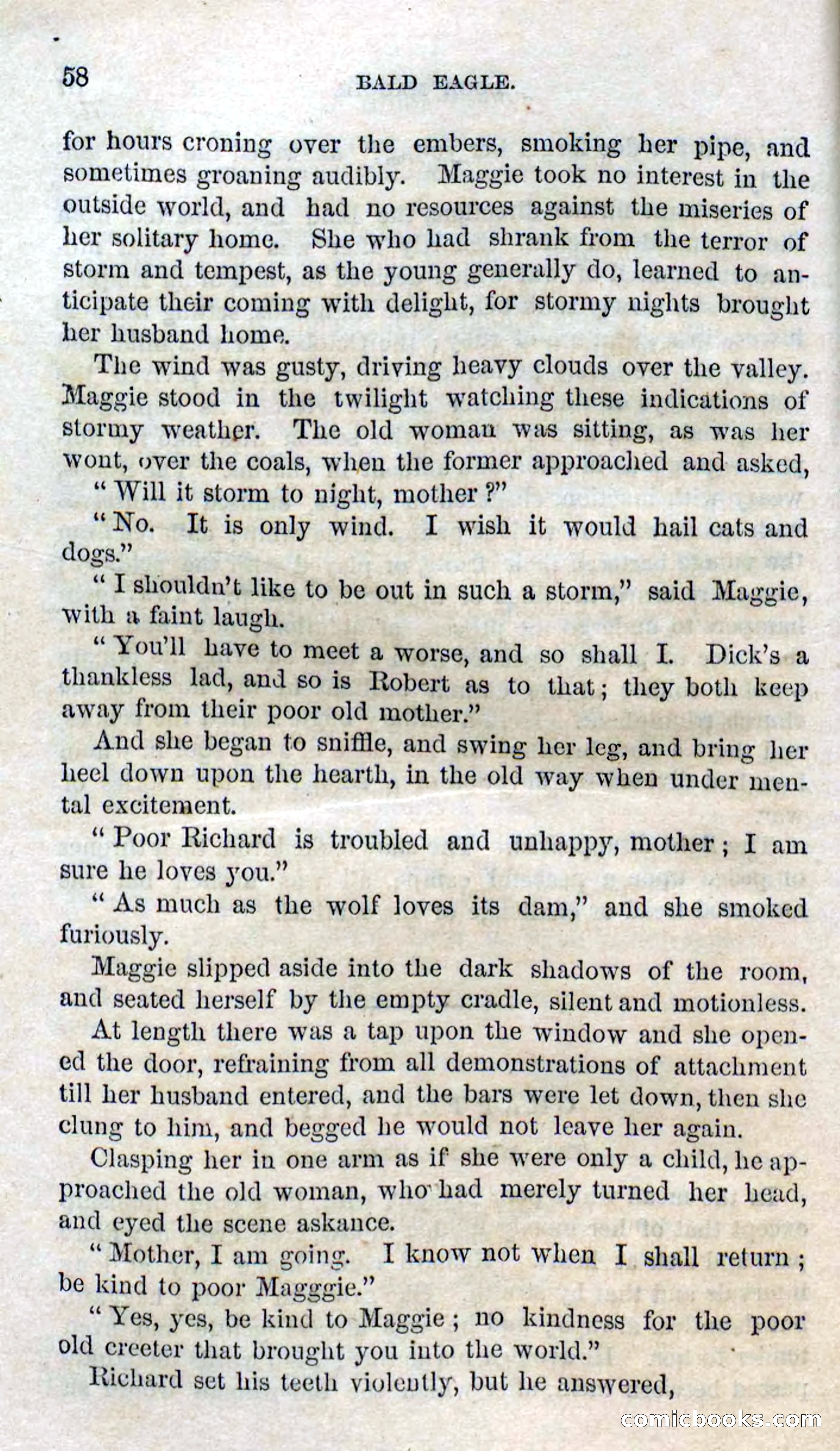 Beadle's Dime Novels No. 127: Bald Eagle — page 56 of 100