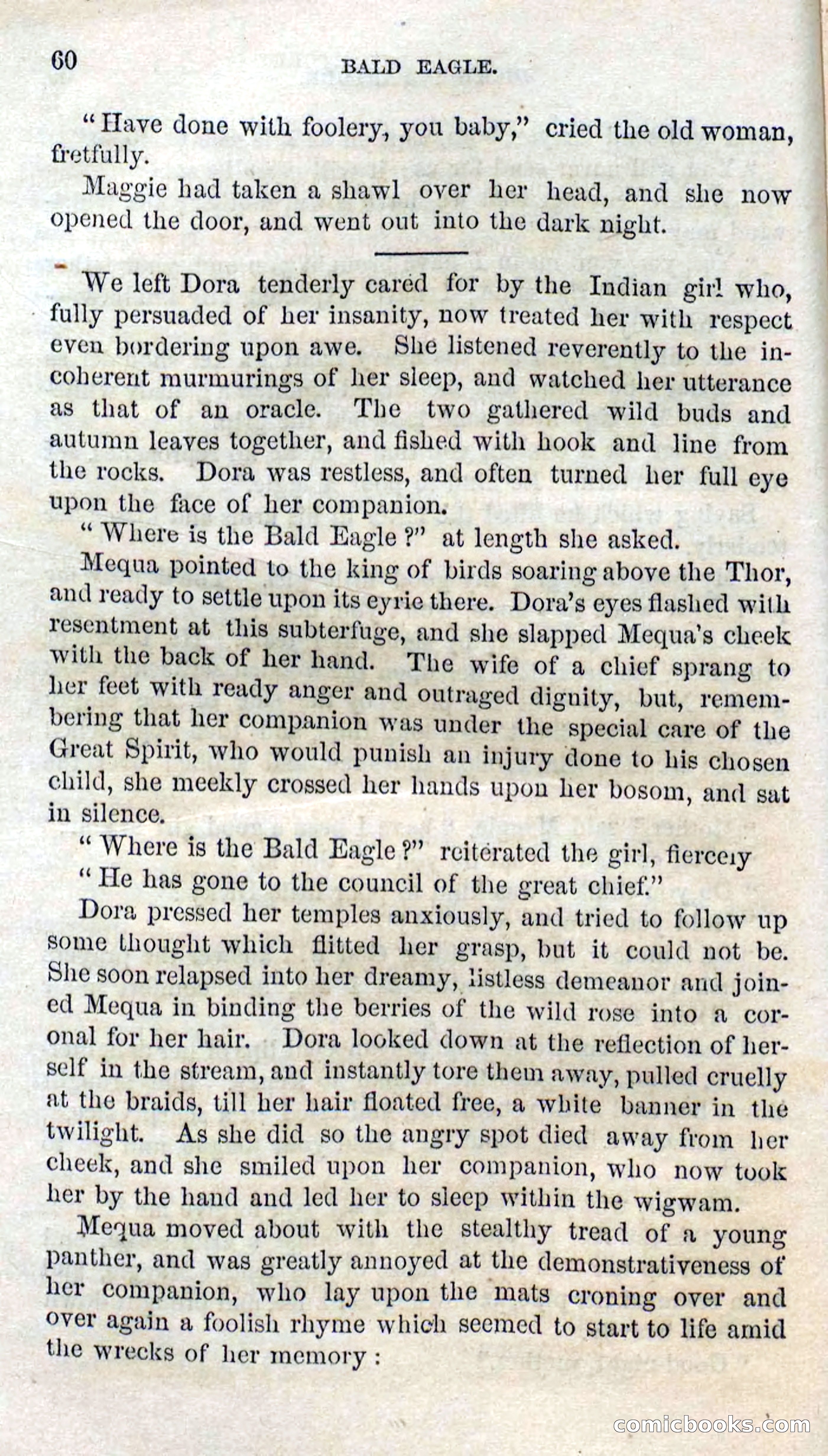 Beadle's Dime Novels No. 127: Bald Eagle — page 58 of 100