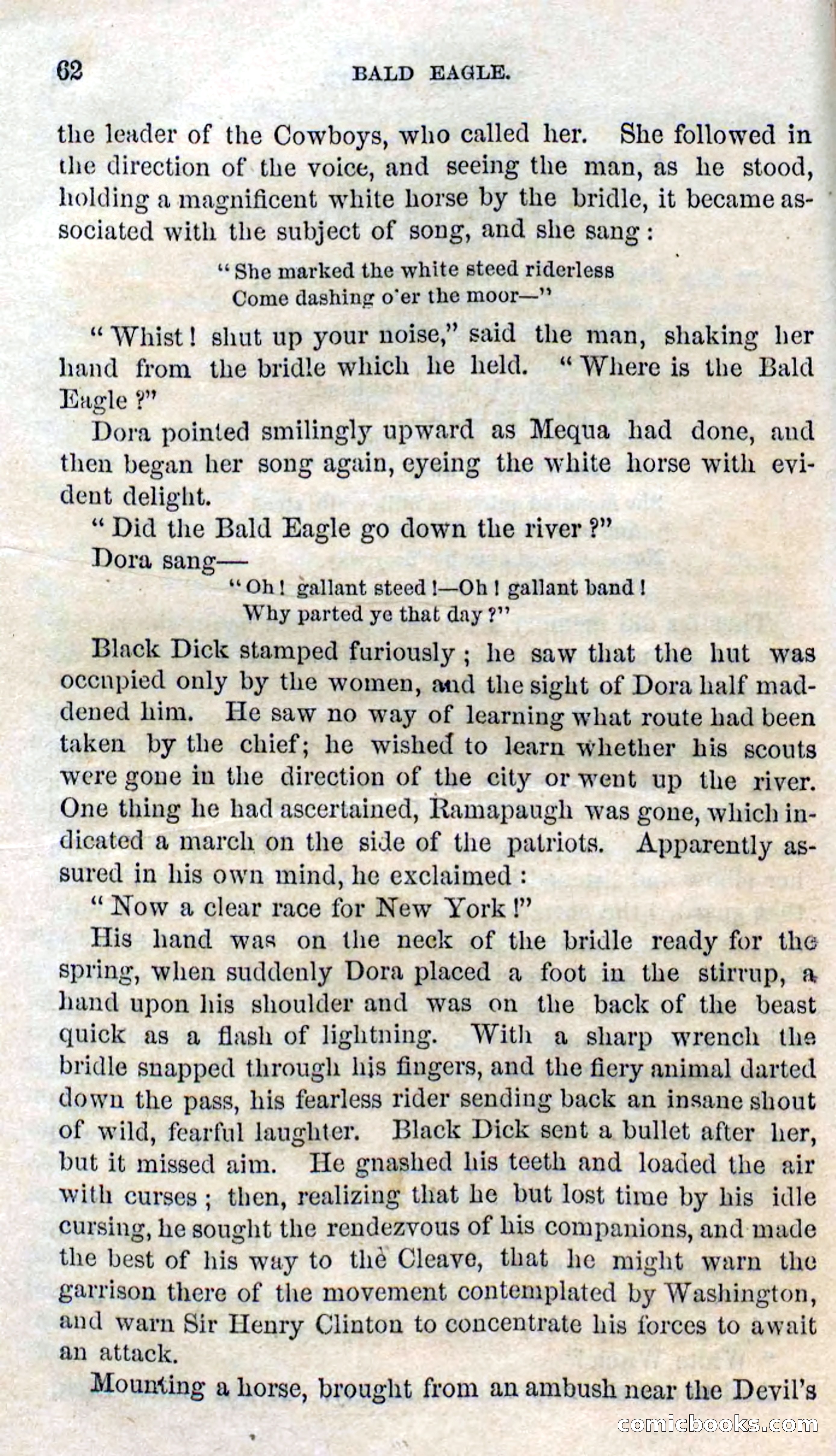 Beadle's Dime Novels No. 127: Bald Eagle — page 60 of 100
