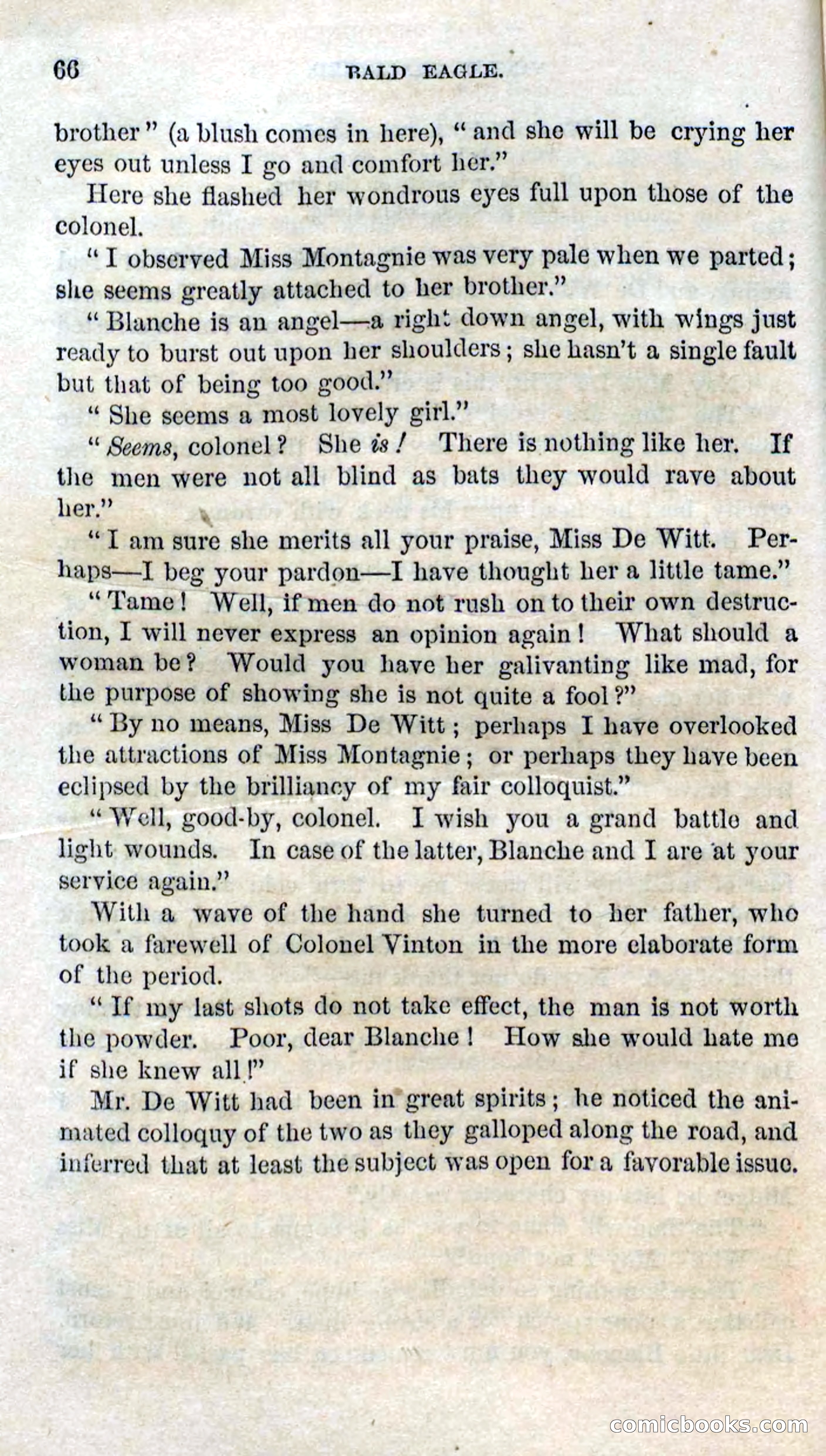Beadle's Dime Novels No. 127: Bald Eagle — page 64 of 100