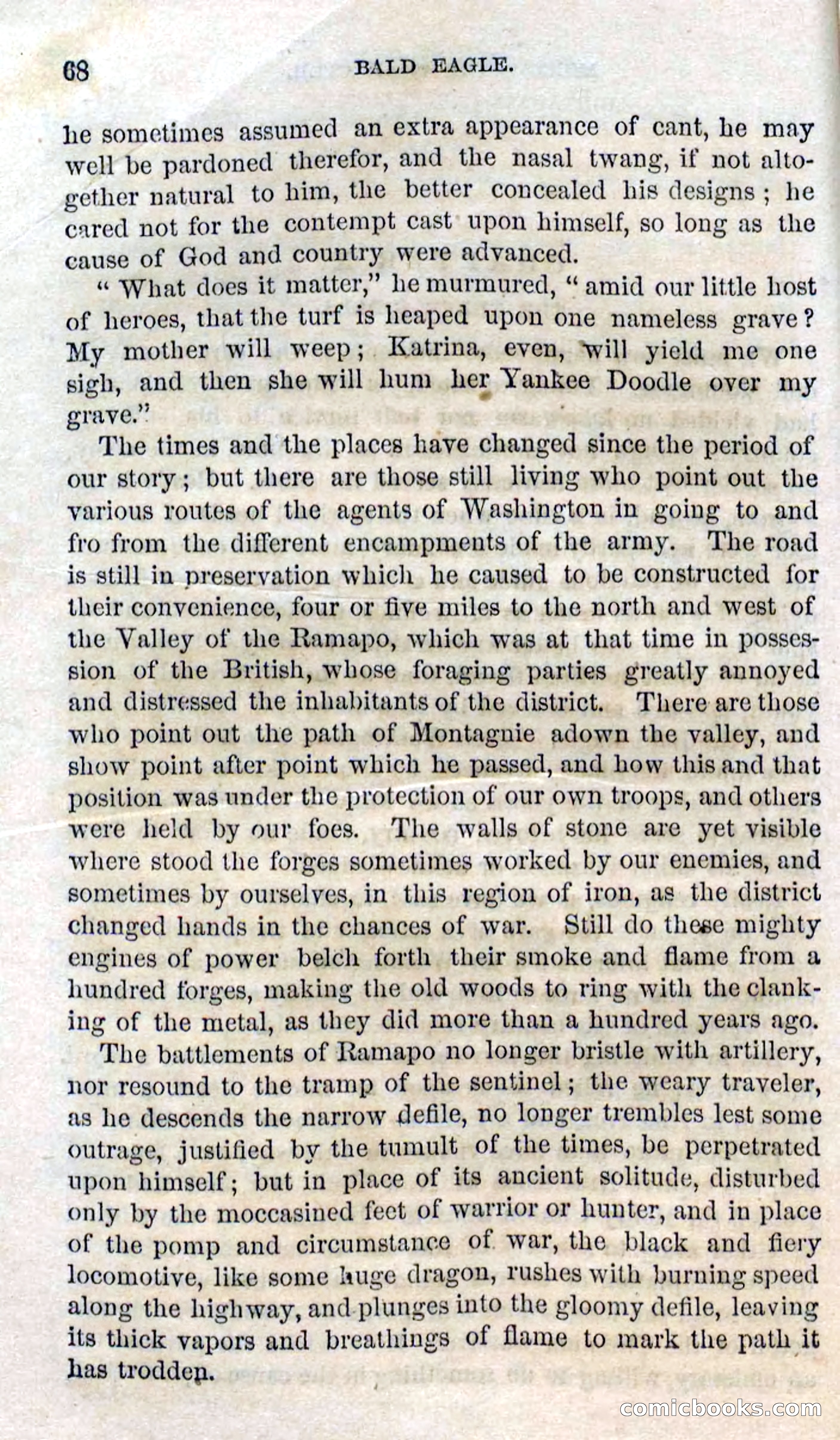 Beadle's Dime Novels No. 127: Bald Eagle — page 66 of 100