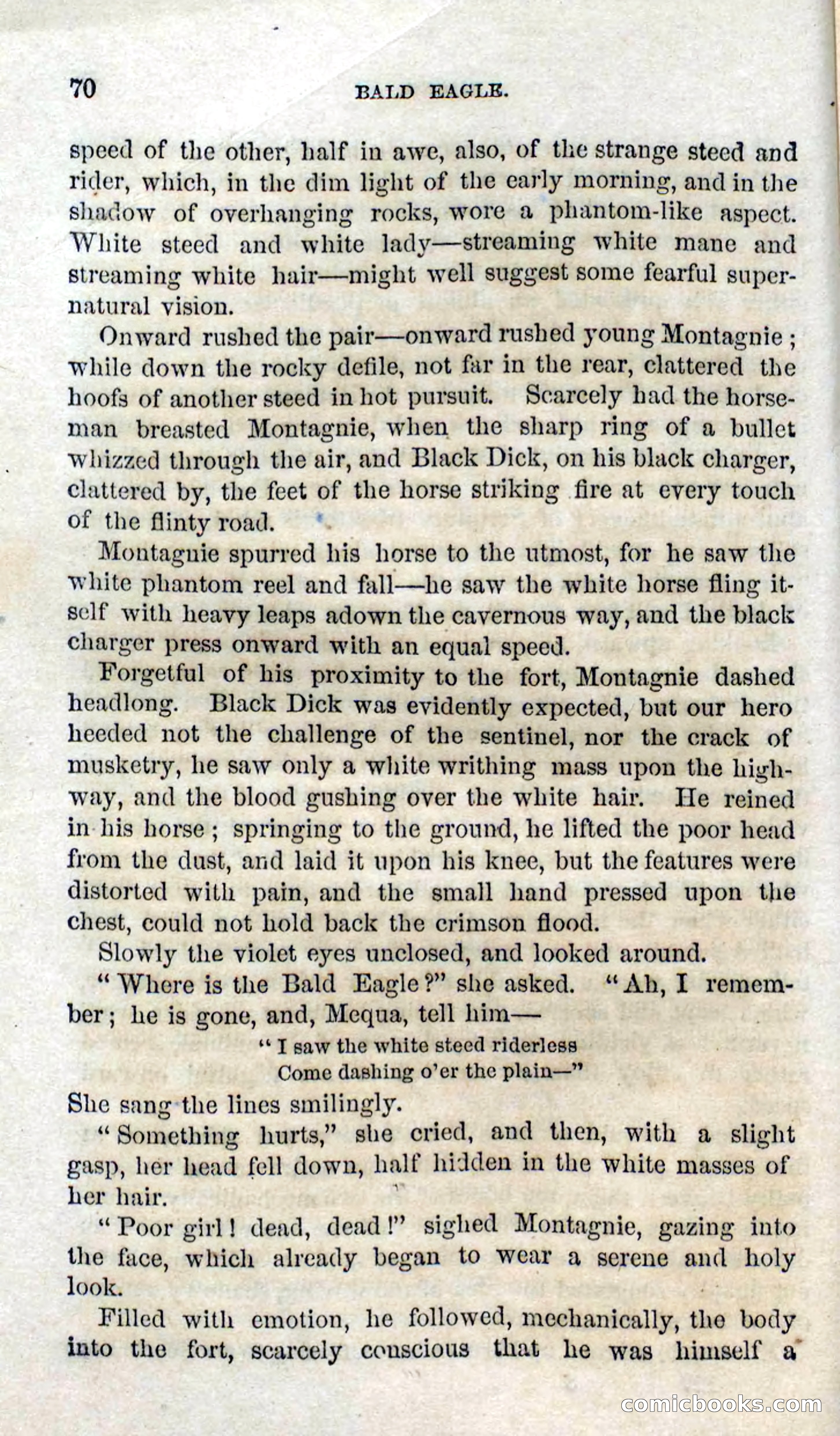 Beadle's Dime Novels No. 127: Bald Eagle — page 68 of 100