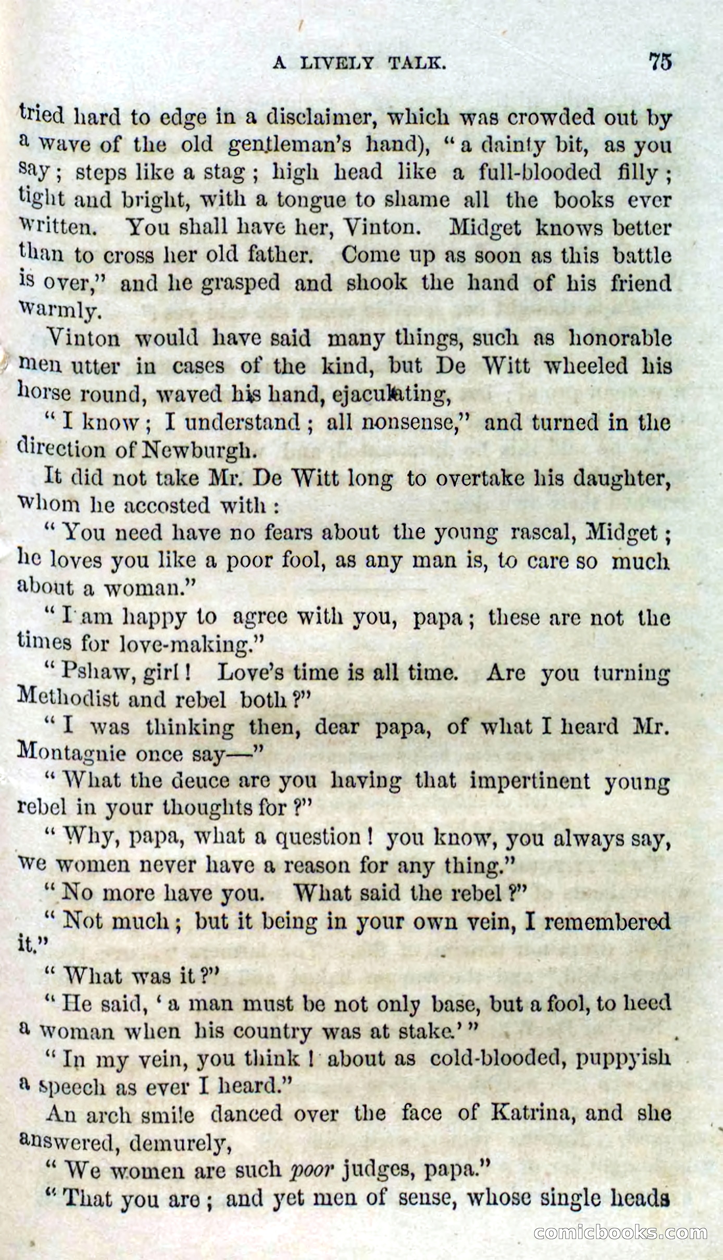 Beadle's Dime Novels No. 127: Bald Eagle — page 73 of 100