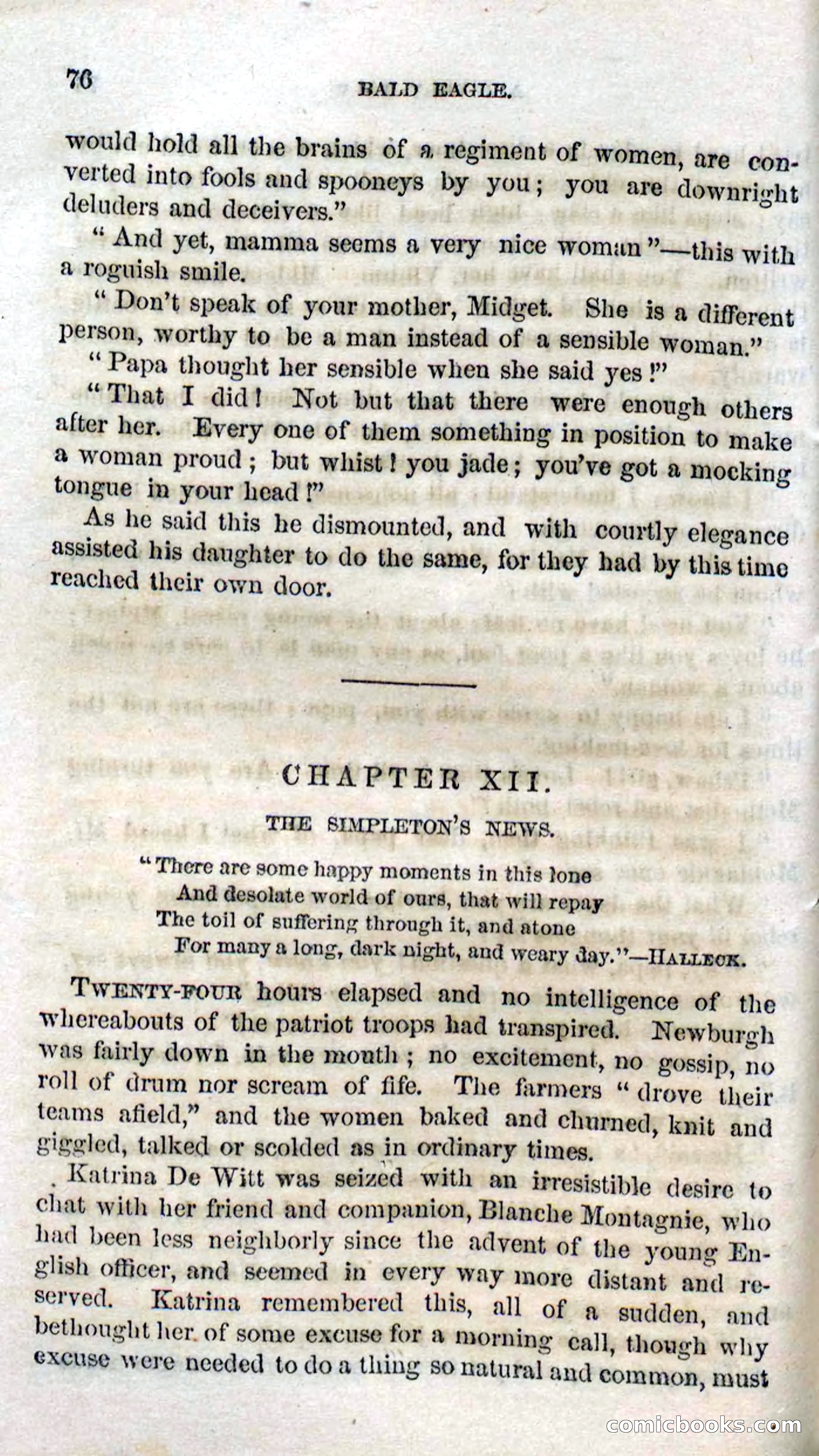 Beadle's Dime Novels No. 127: Bald Eagle — page 74 of 100