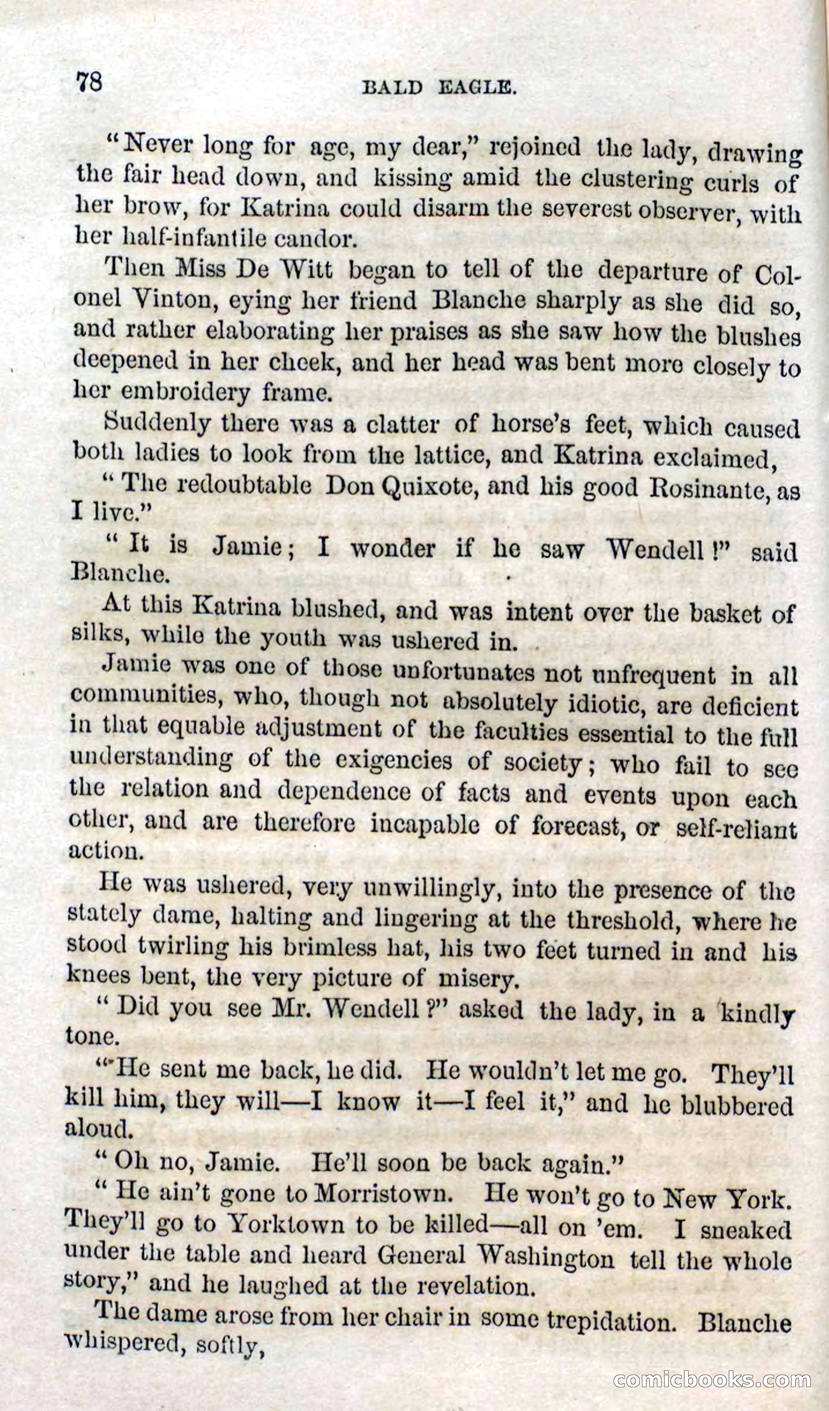 Beadle's Dime Novels No. 127: Bald Eagle — page 76 of 100