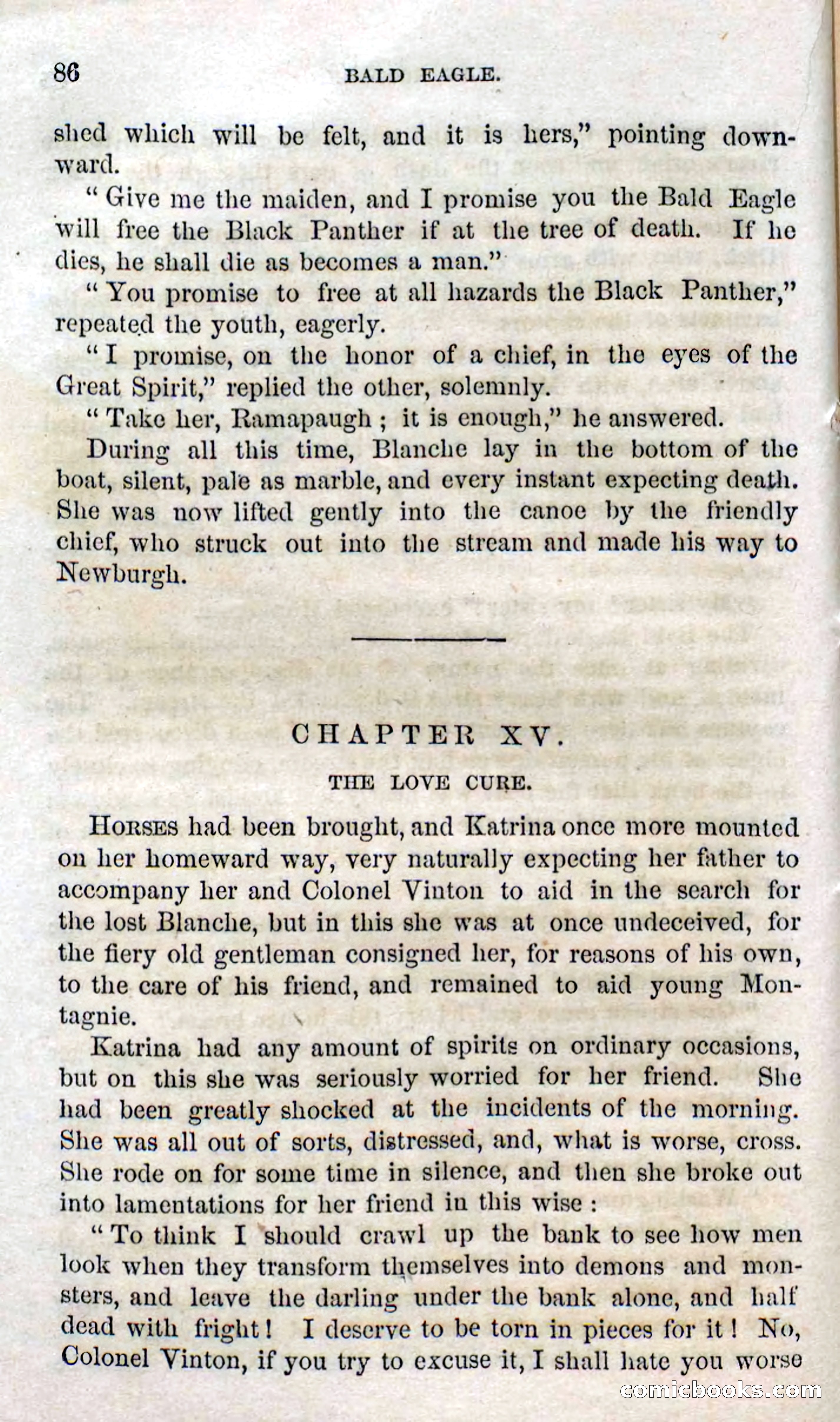 Beadle's Dime Novels No. 127: Bald Eagle — page 84 of 100