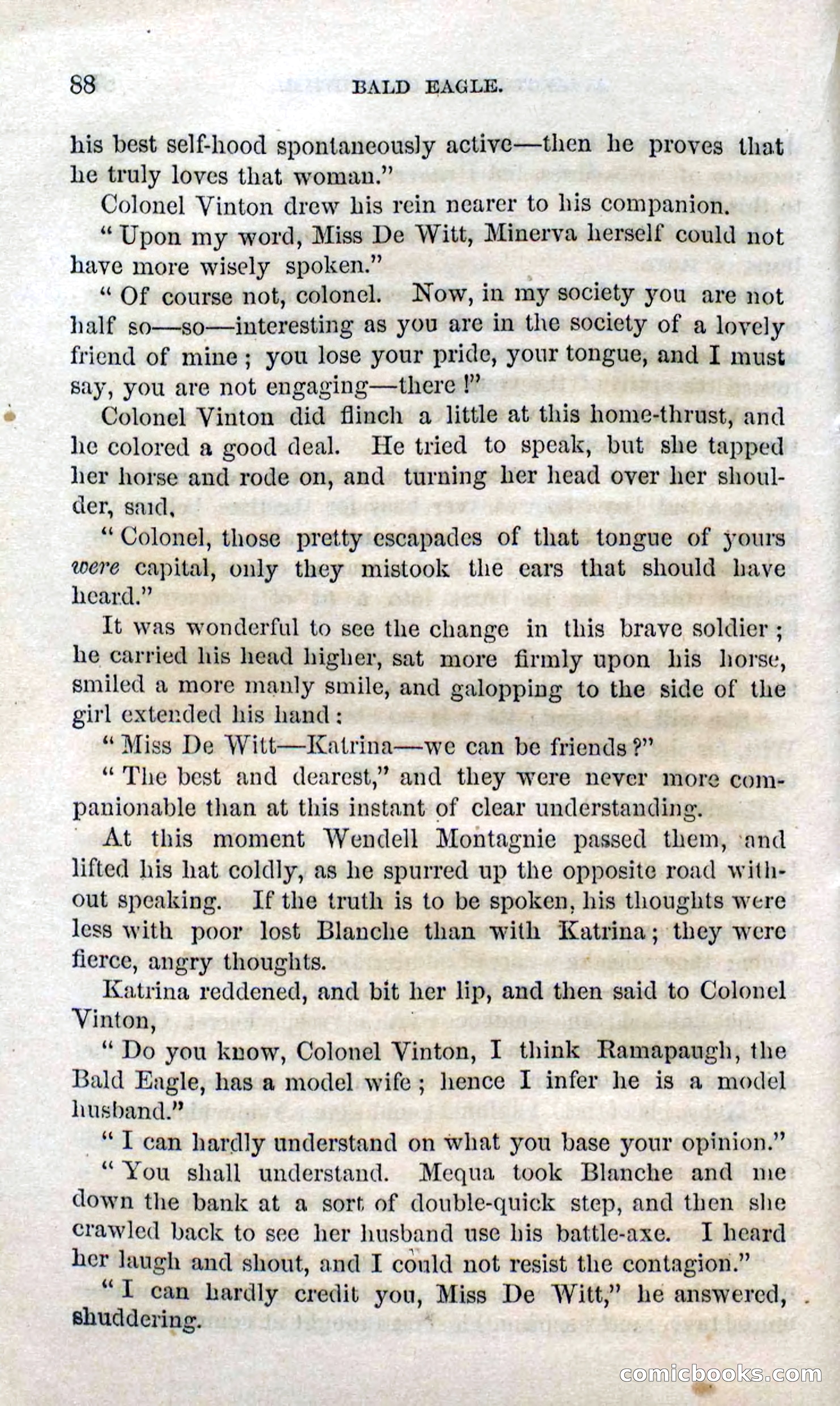 Beadle's Dime Novels No. 127: Bald Eagle — page 86 of 100