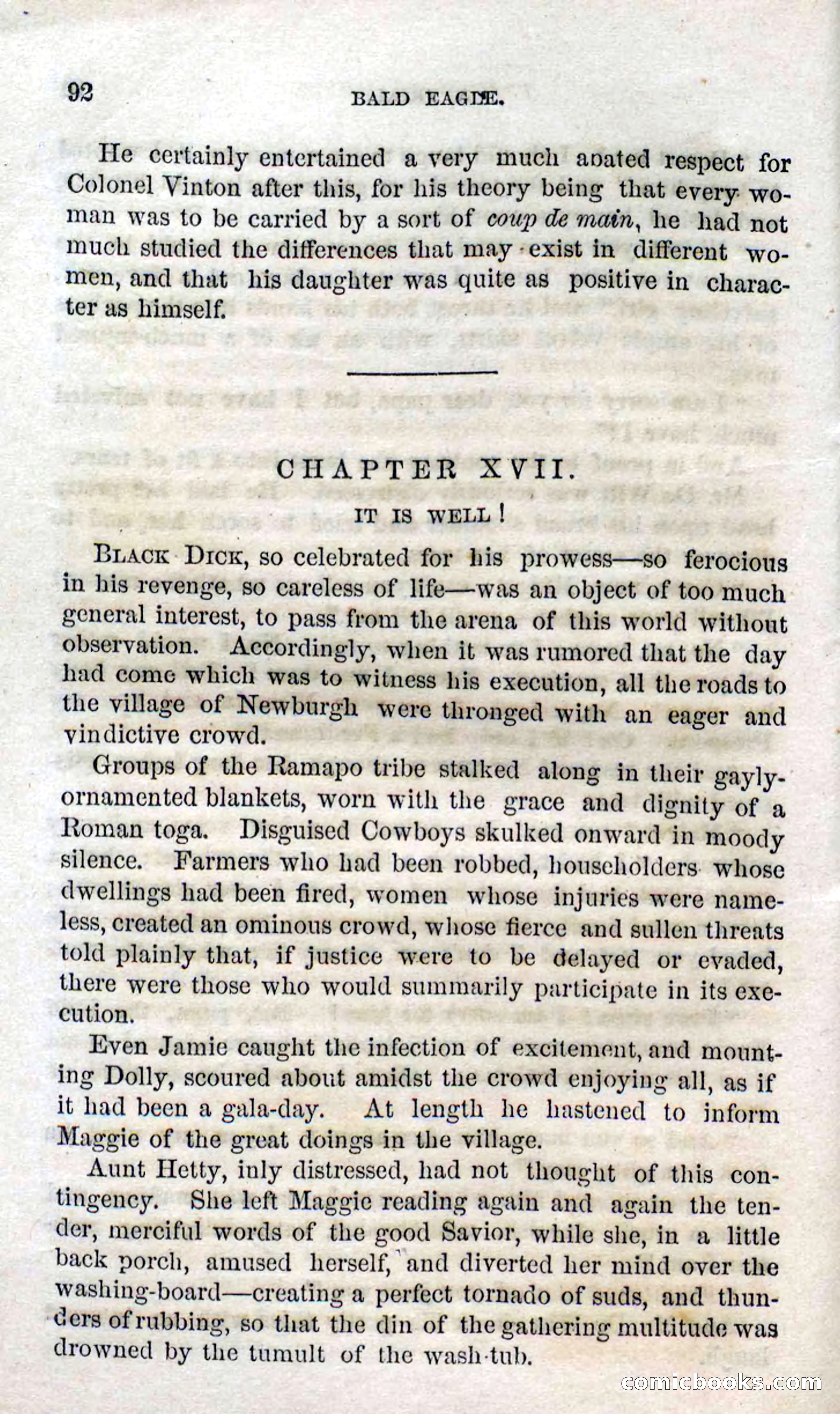 Beadle's Dime Novels No. 127: Bald Eagle — page 90 of 100
