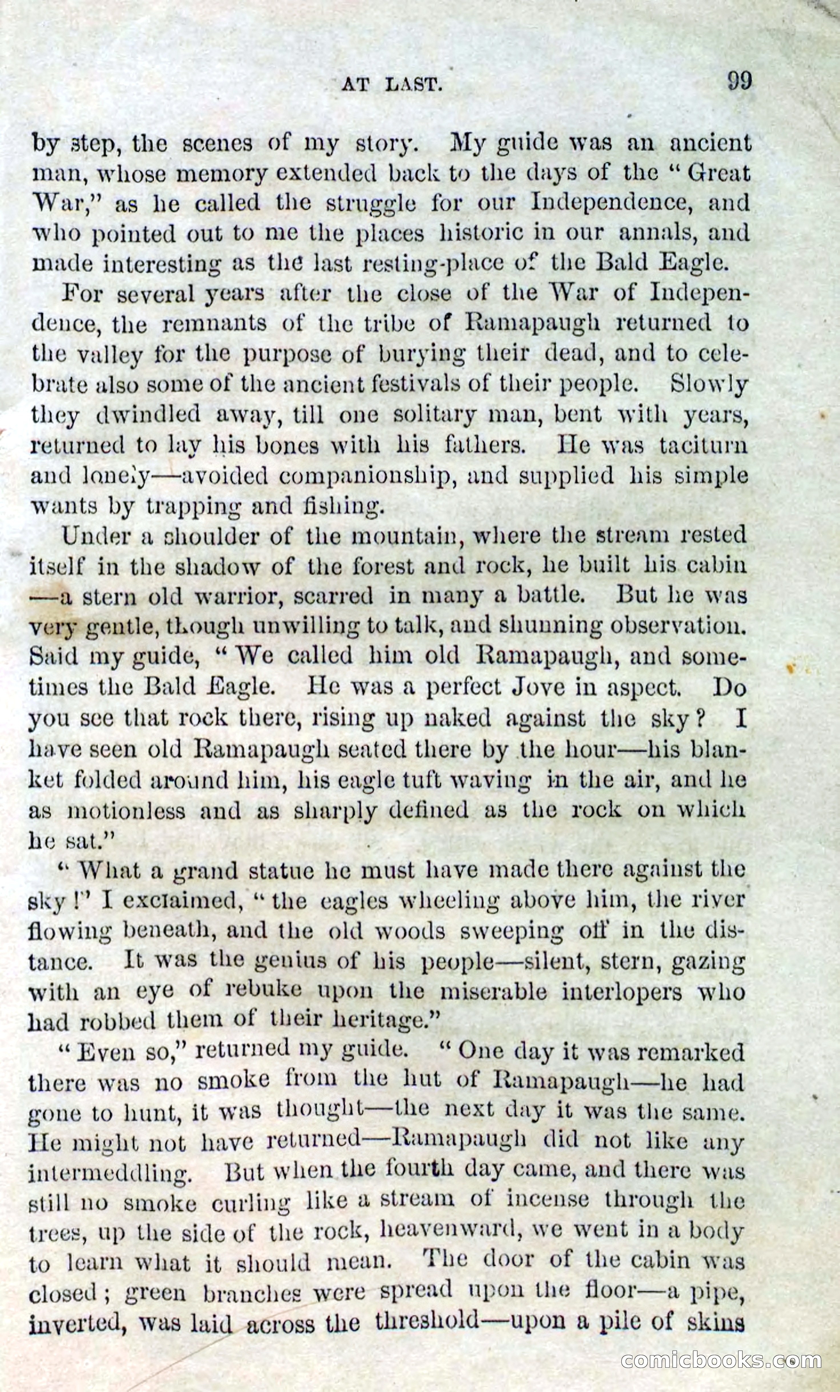 Beadle's Dime Novels No. 127: Bald Eagle — page 97 of 100