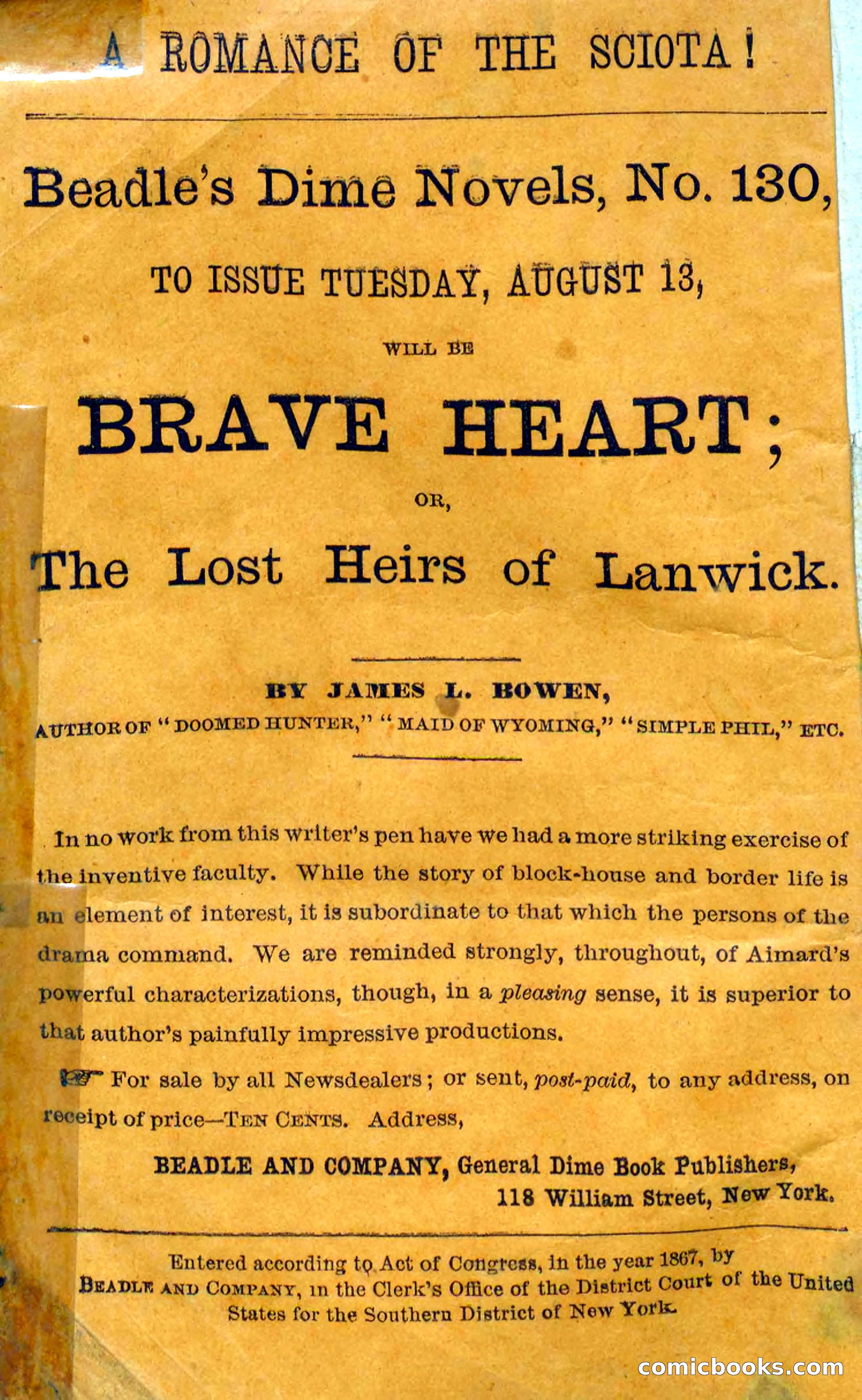 Beadle's Dime Novels No. 119: Blackeyes — page 2 of 100