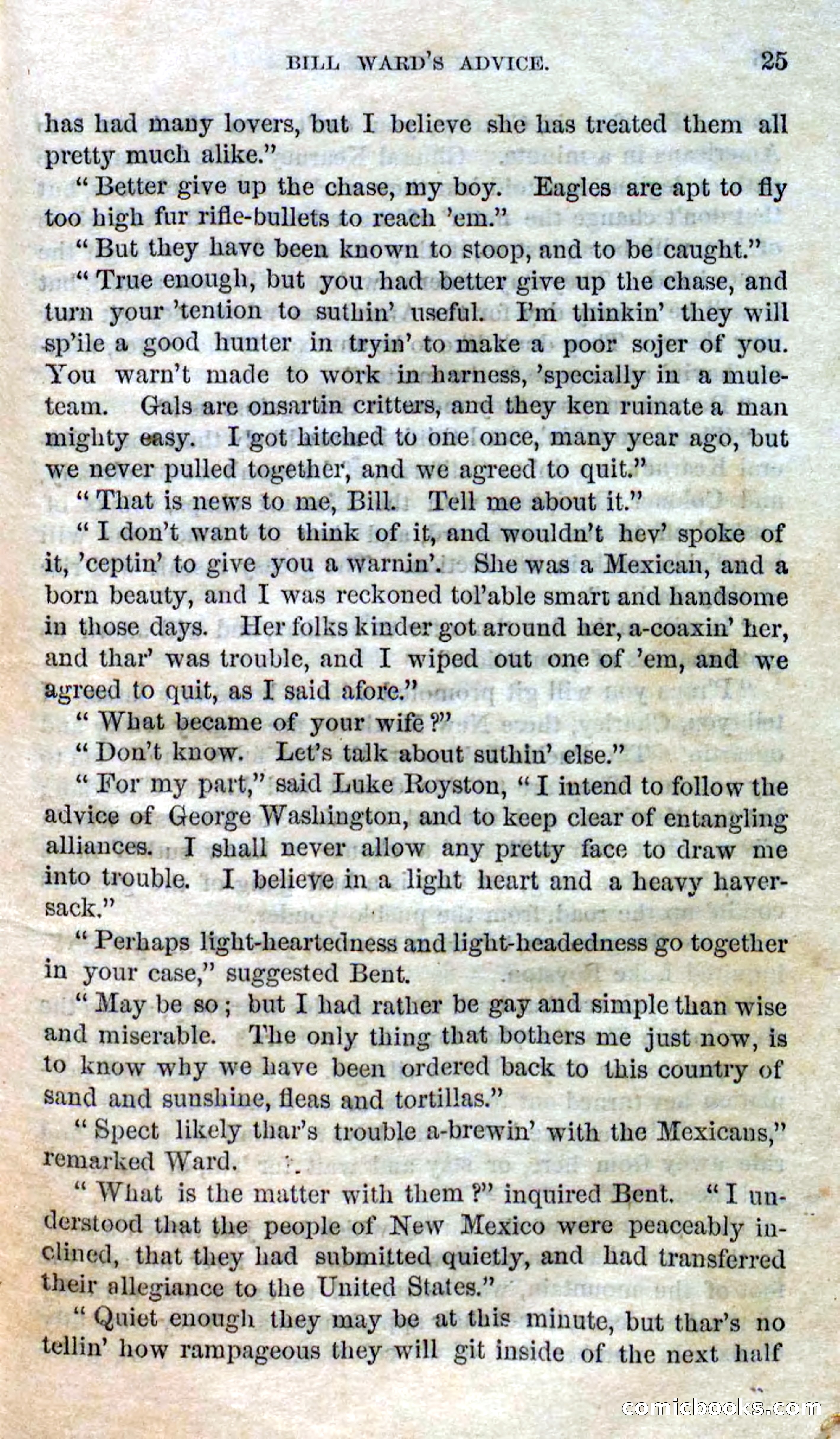 Beadle's Dime Novels No. 119: Blackeyes — page 23 of 100