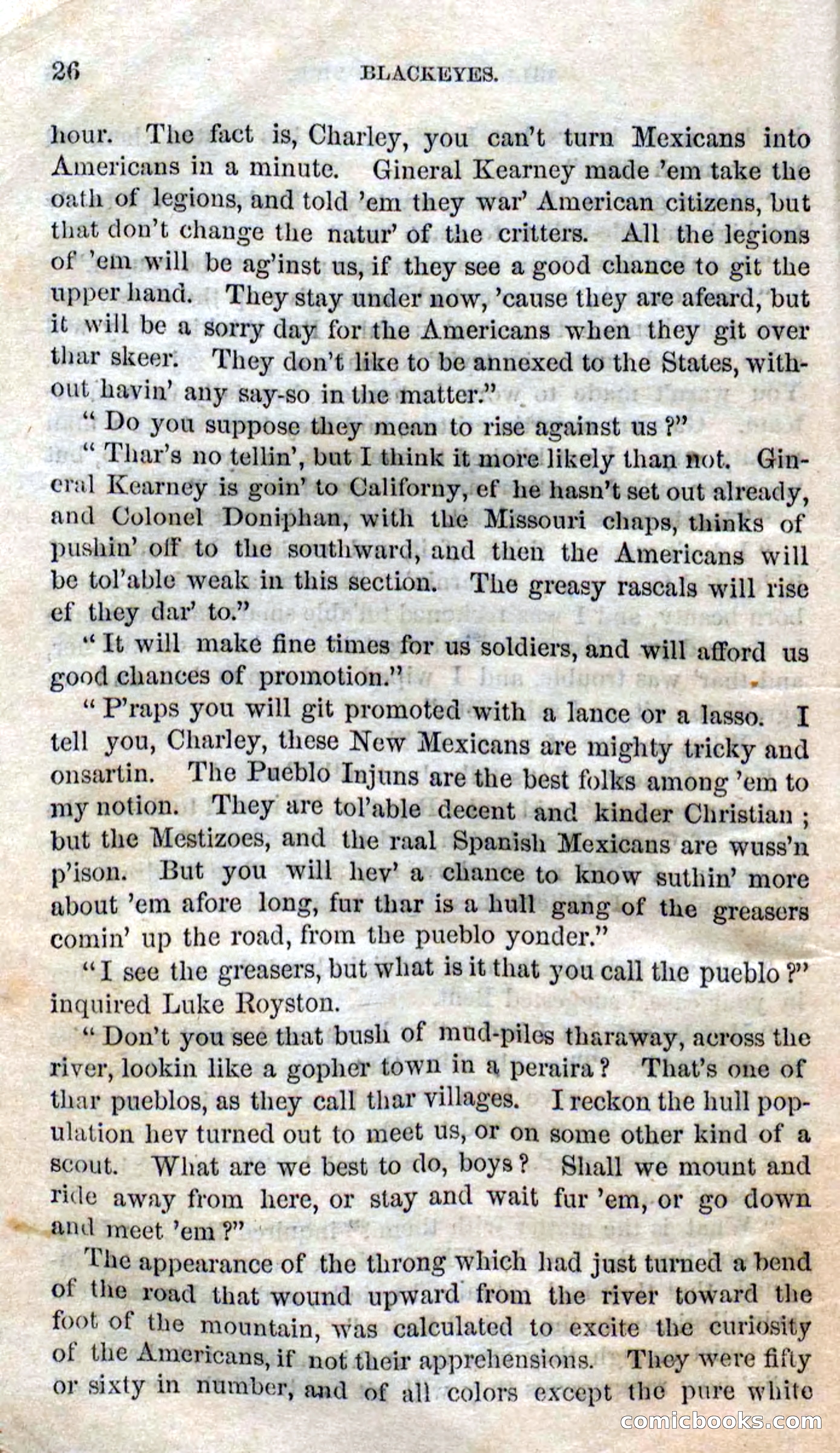 Beadle's Dime Novels No. 119: Blackeyes — page 24 of 100
