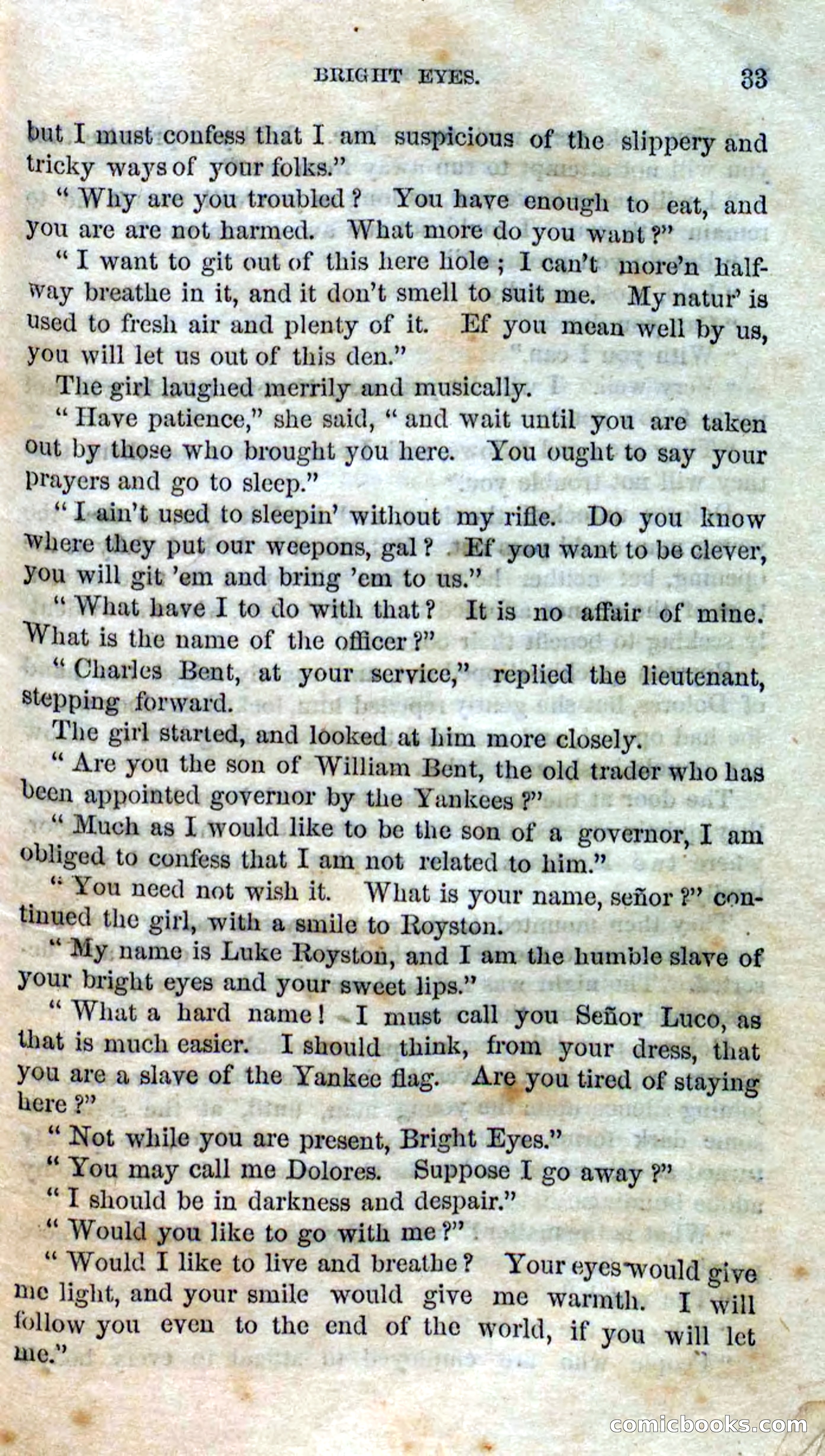 Beadle's Dime Novels No. 119: Blackeyes — page 31 of 100