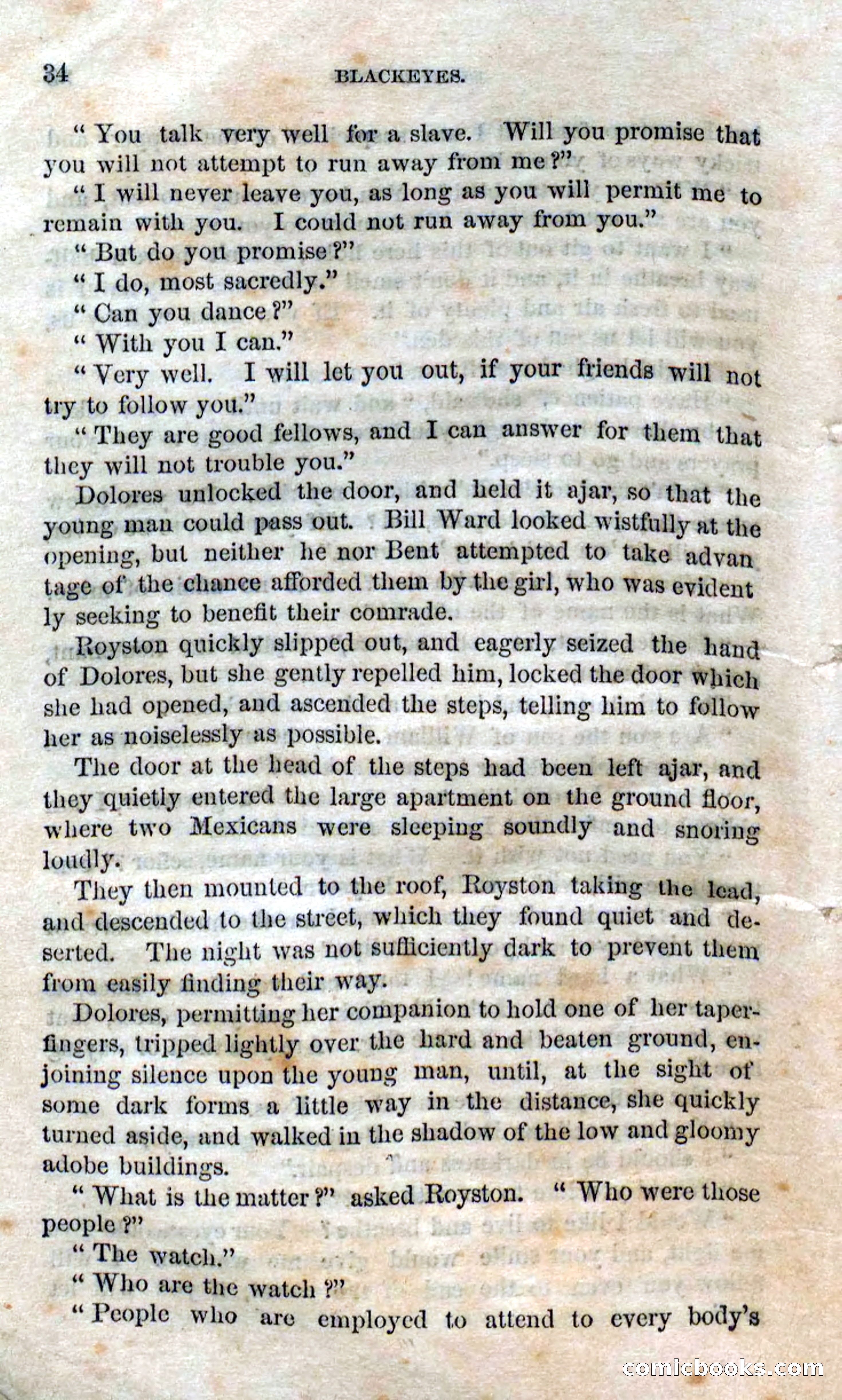 Beadle's Dime Novels No. 119: Blackeyes — page 32 of 100