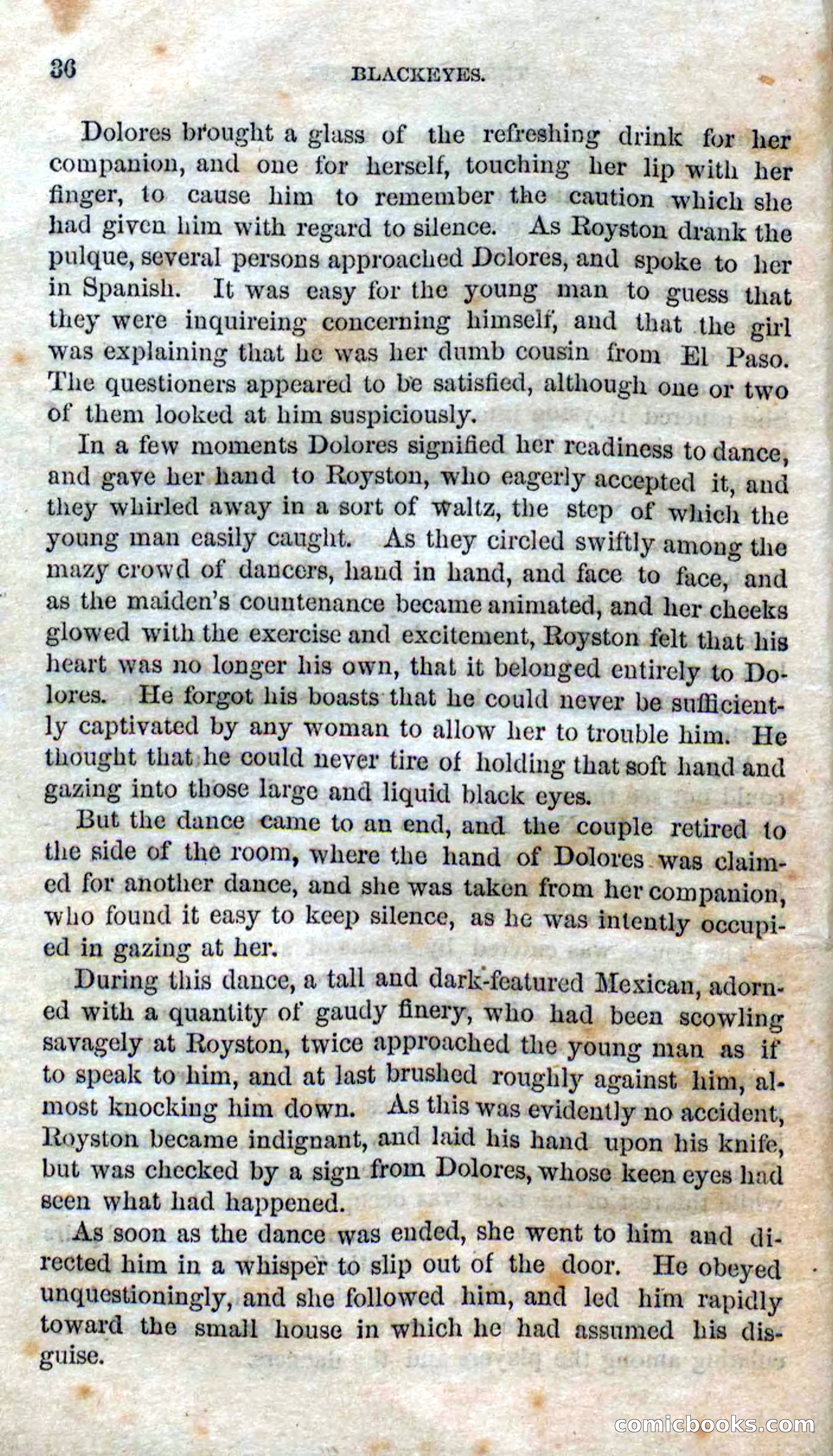 Beadle's Dime Novels No. 119: Blackeyes — page 34 of 100