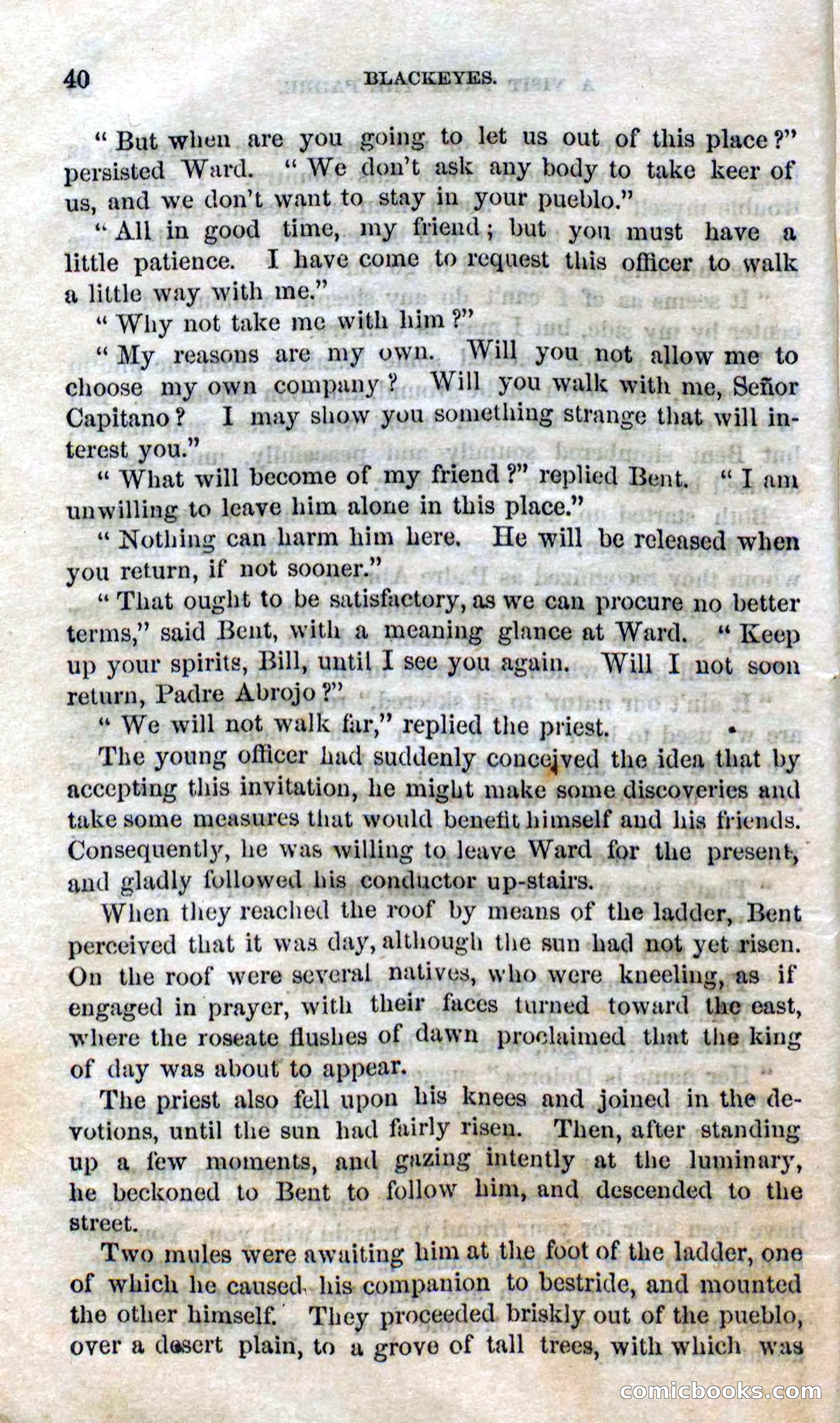 Beadle's Dime Novels No. 119: Blackeyes — page 38 of 100