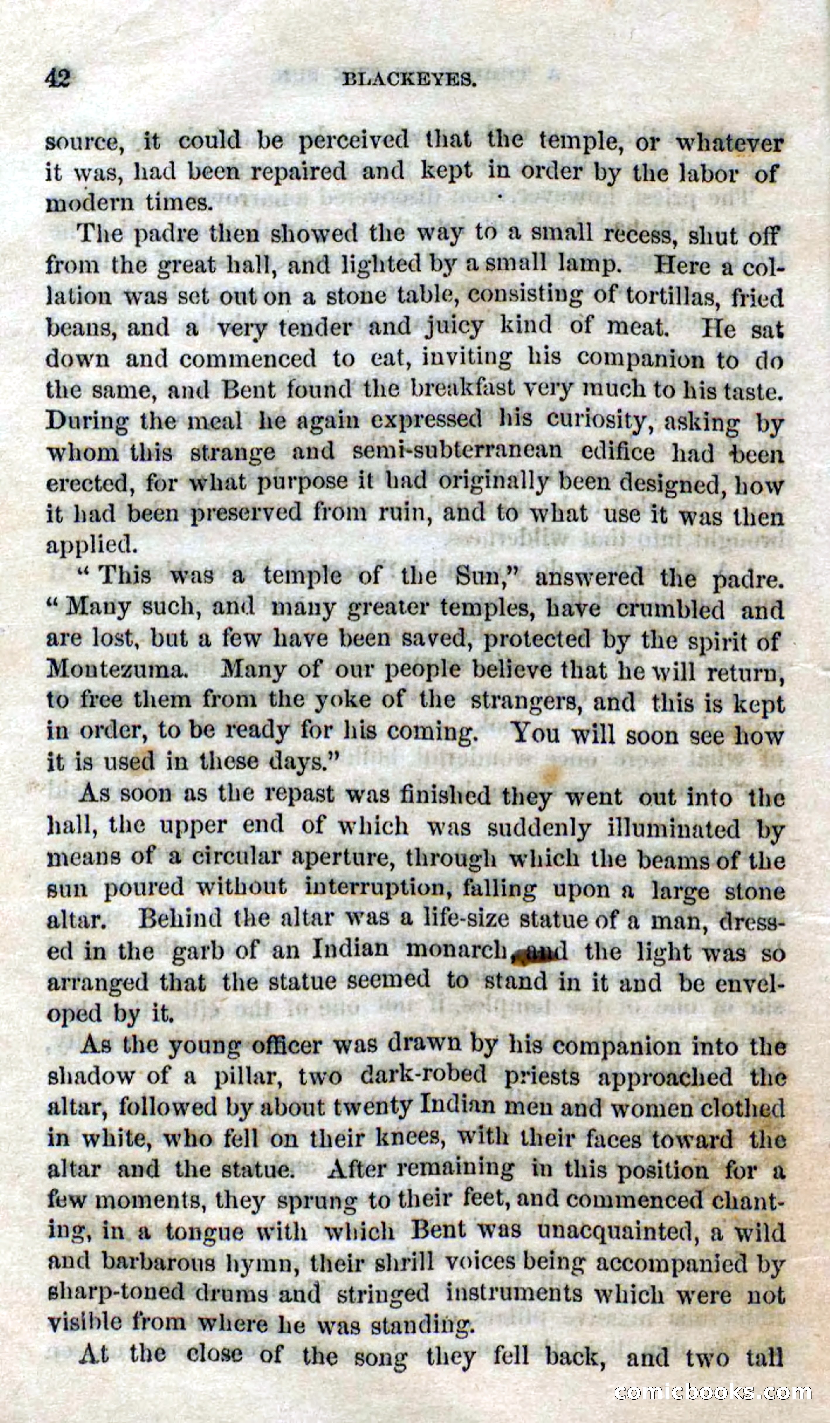 Beadle's Dime Novels No. 119: Blackeyes — page 40 of 100