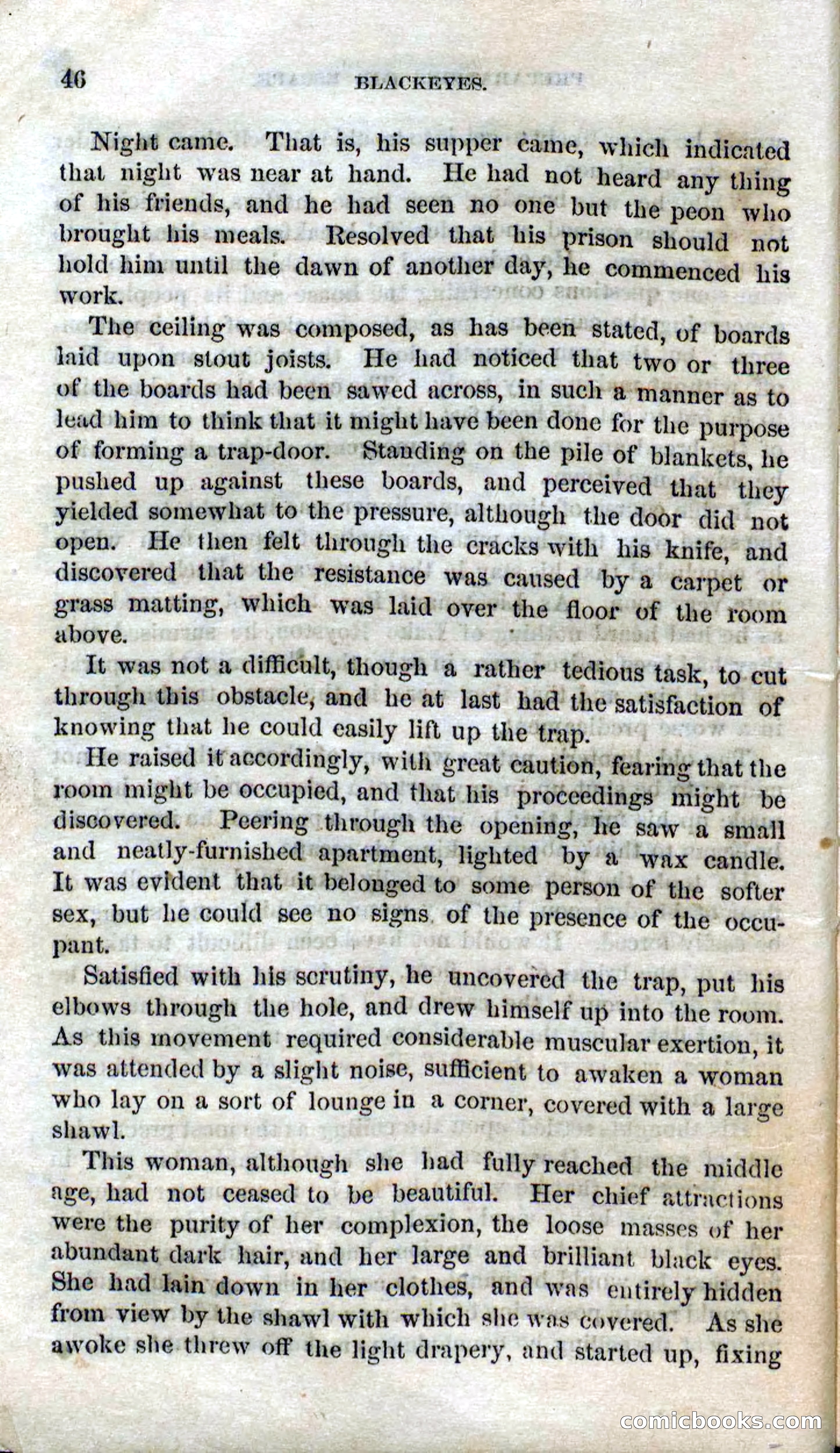 Beadle's Dime Novels No. 119: Blackeyes — page 44 of 100