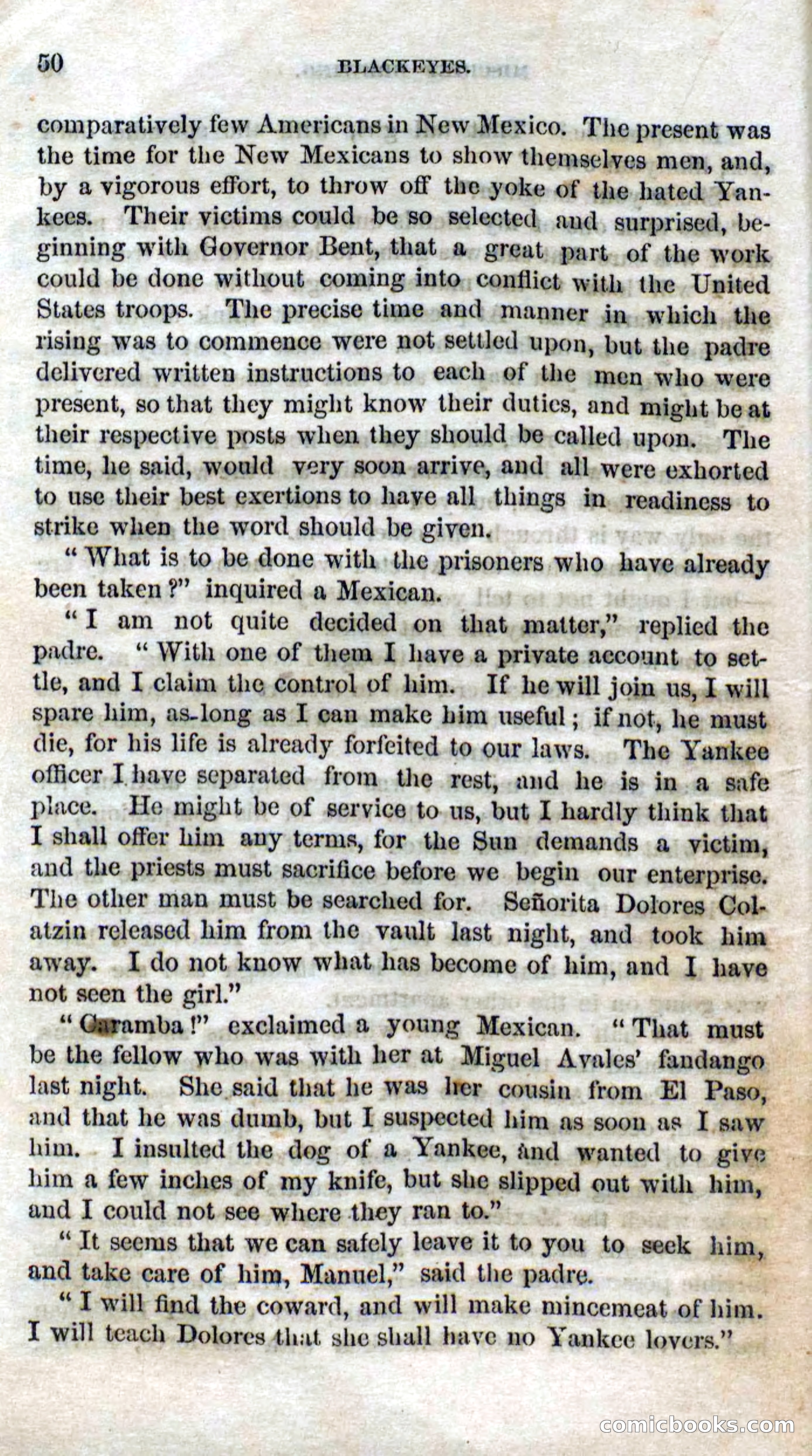 Beadle's Dime Novels No. 119: Blackeyes — page 48 of 100
