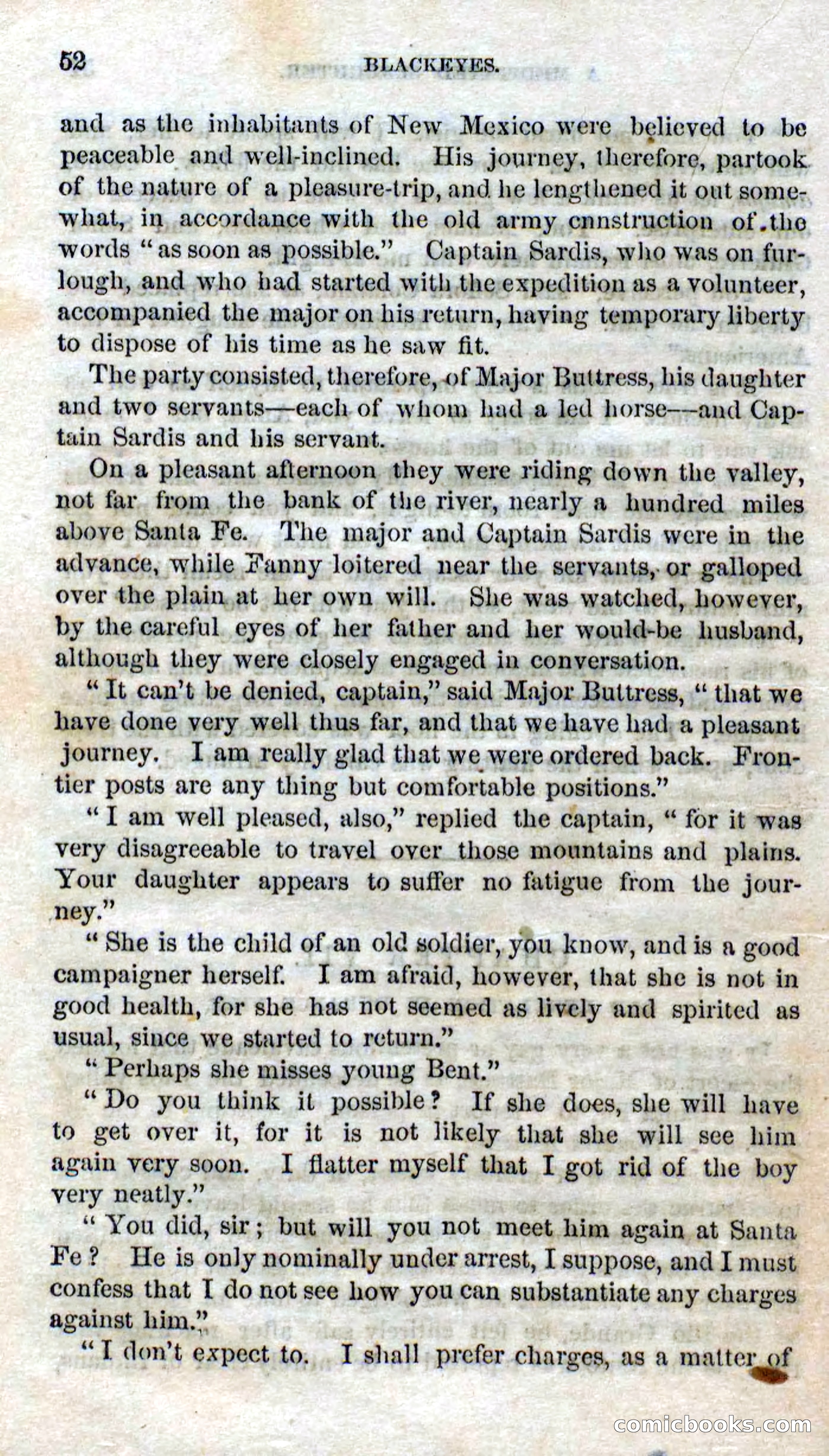 Beadle's Dime Novels No. 119: Blackeyes — page 50 of 100