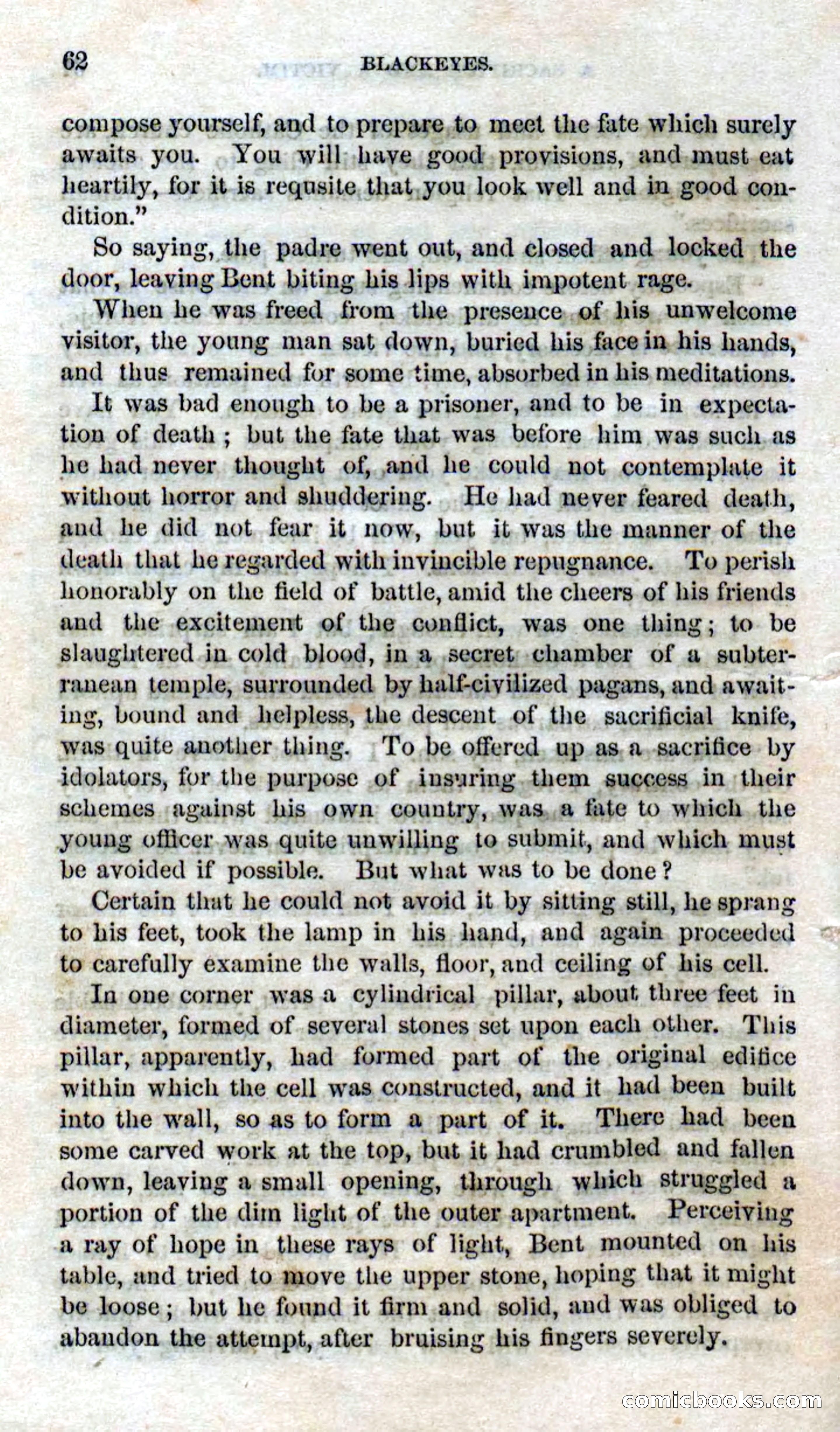 Beadle's Dime Novels No. 119: Blackeyes — page 60 of 100