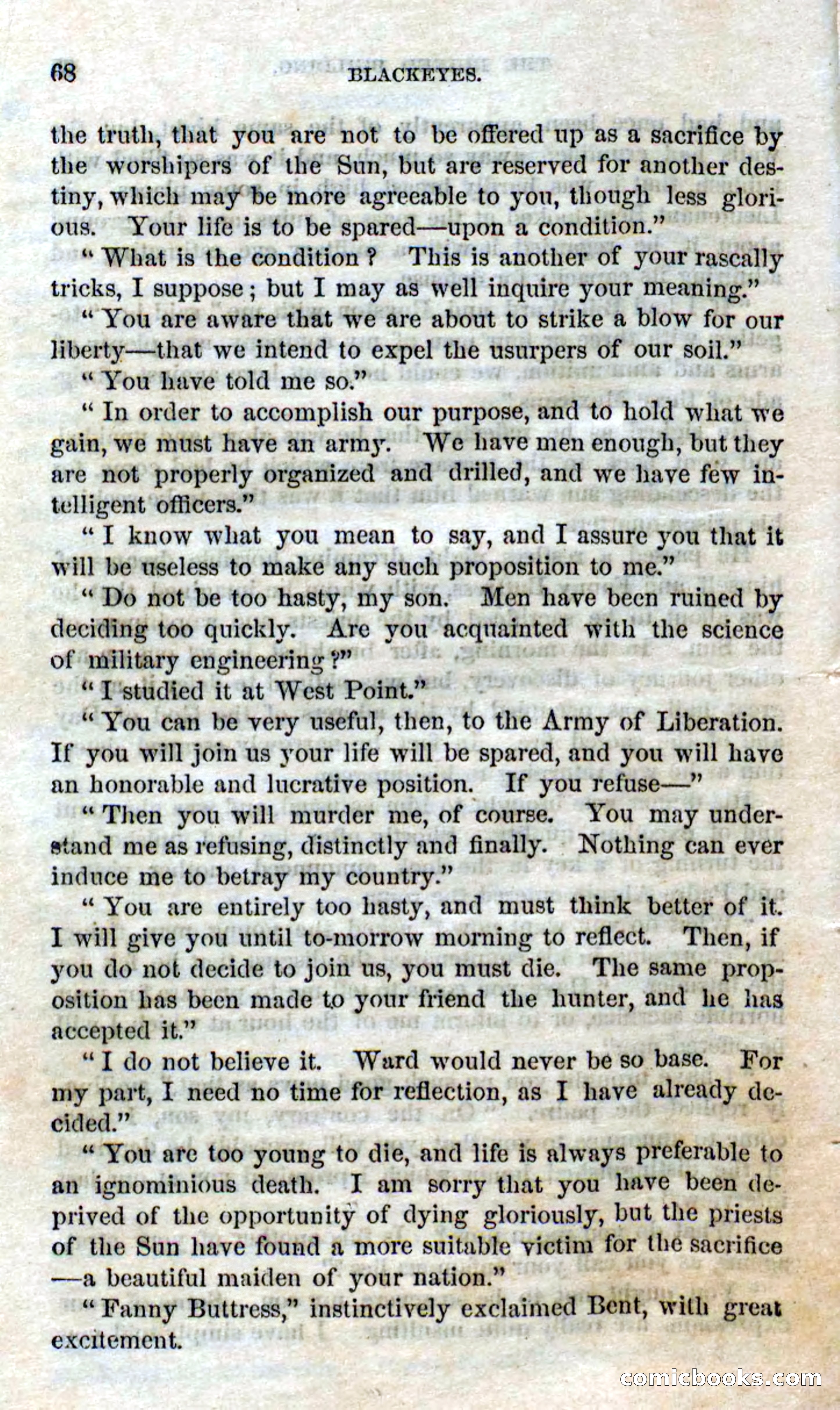 Beadle's Dime Novels No. 119: Blackeyes — page 66 of 100