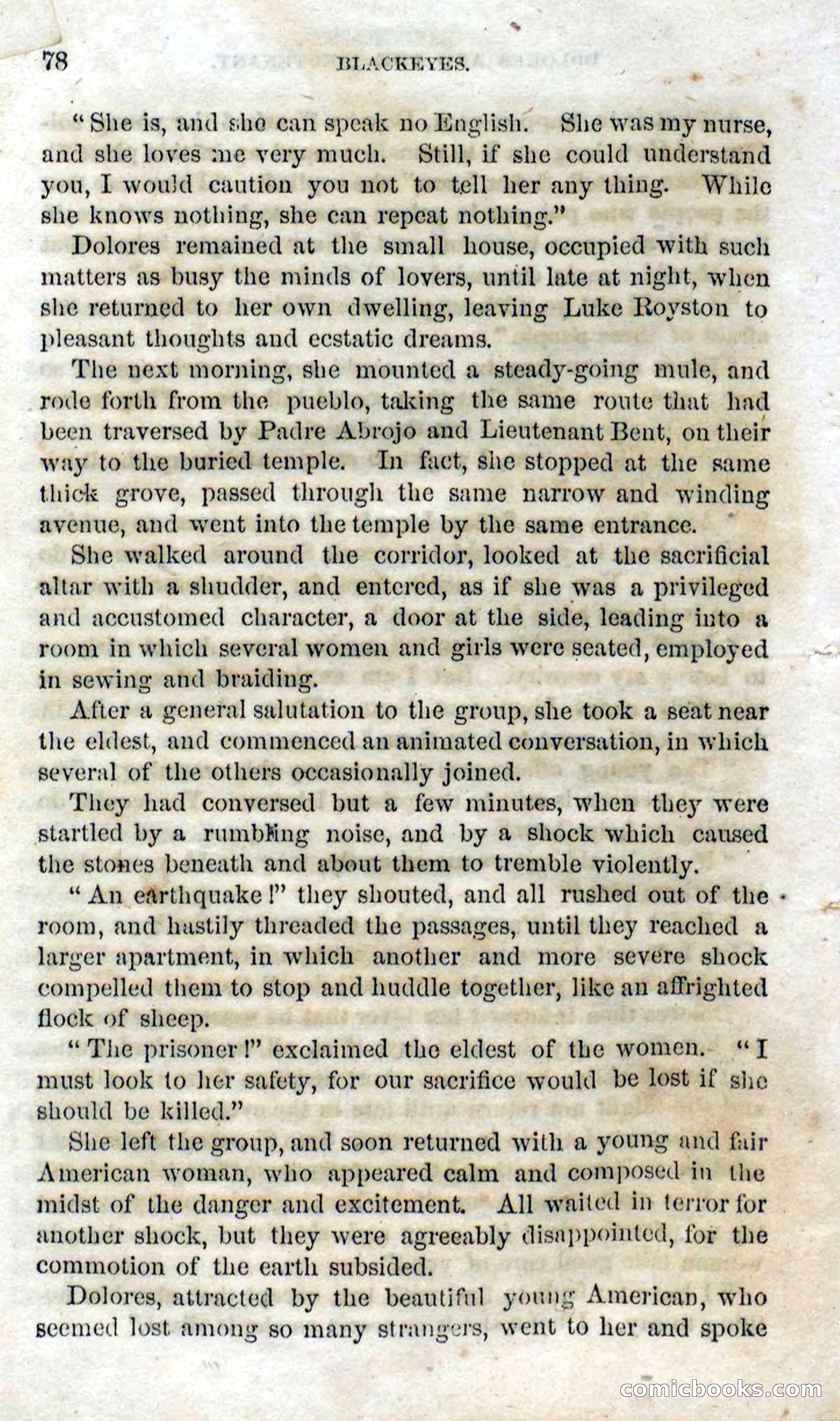 Beadle's Dime Novels No. 119: Blackeyes — page 76 of 100