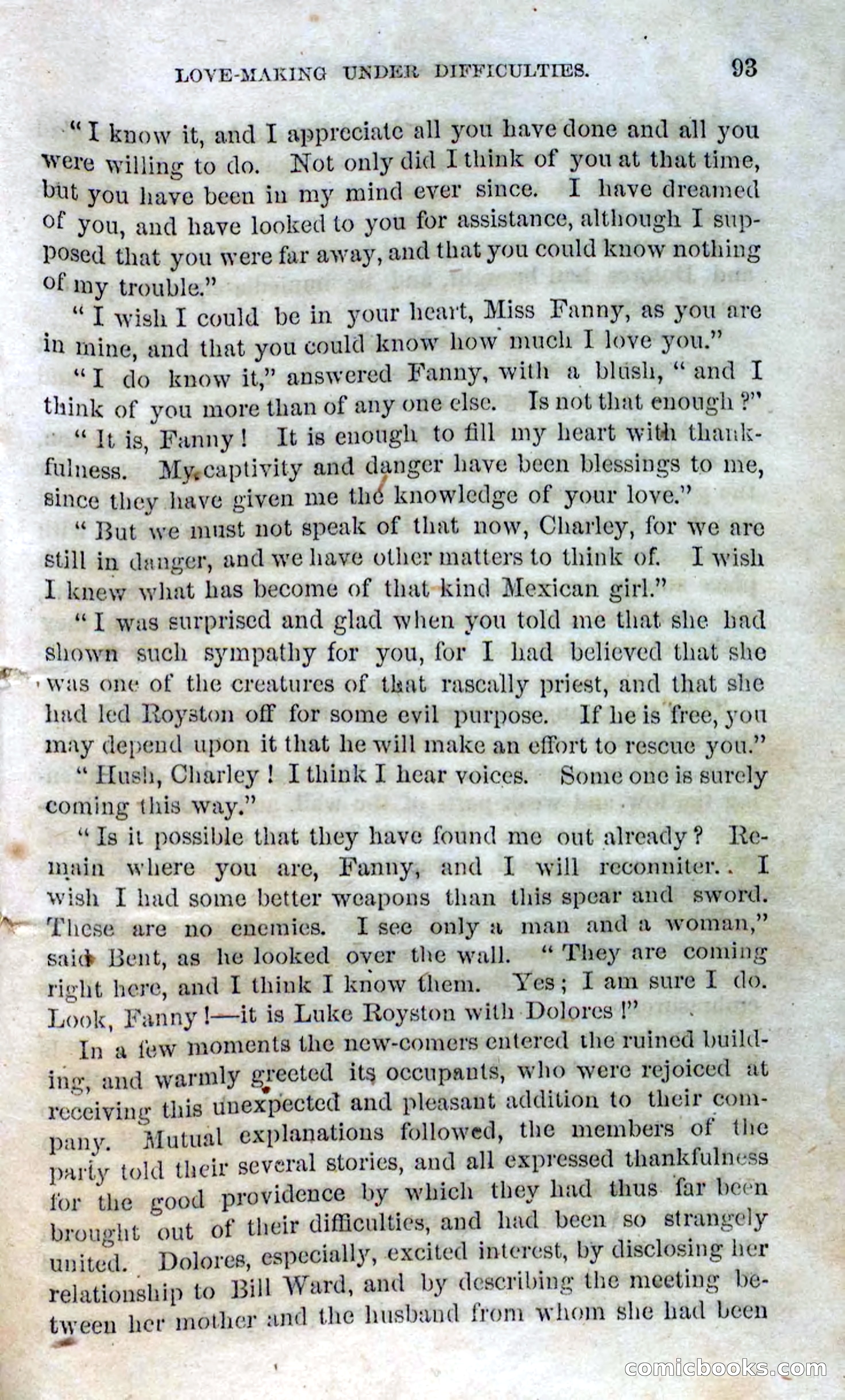 Beadle's Dime Novels No. 119: Blackeyes — page 91 of 100