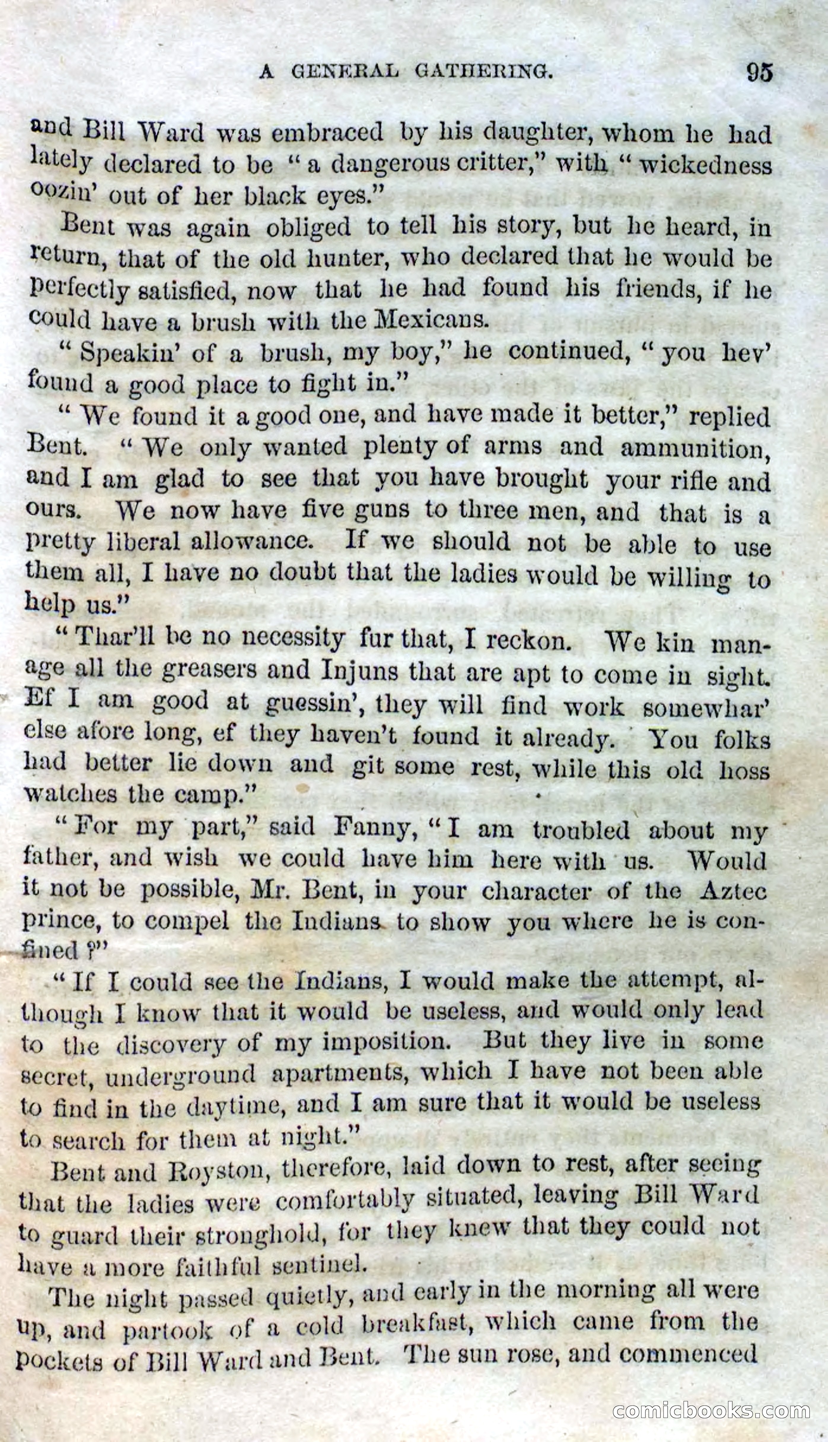 Beadle's Dime Novels No. 119: Blackeyes — page 93 of 100