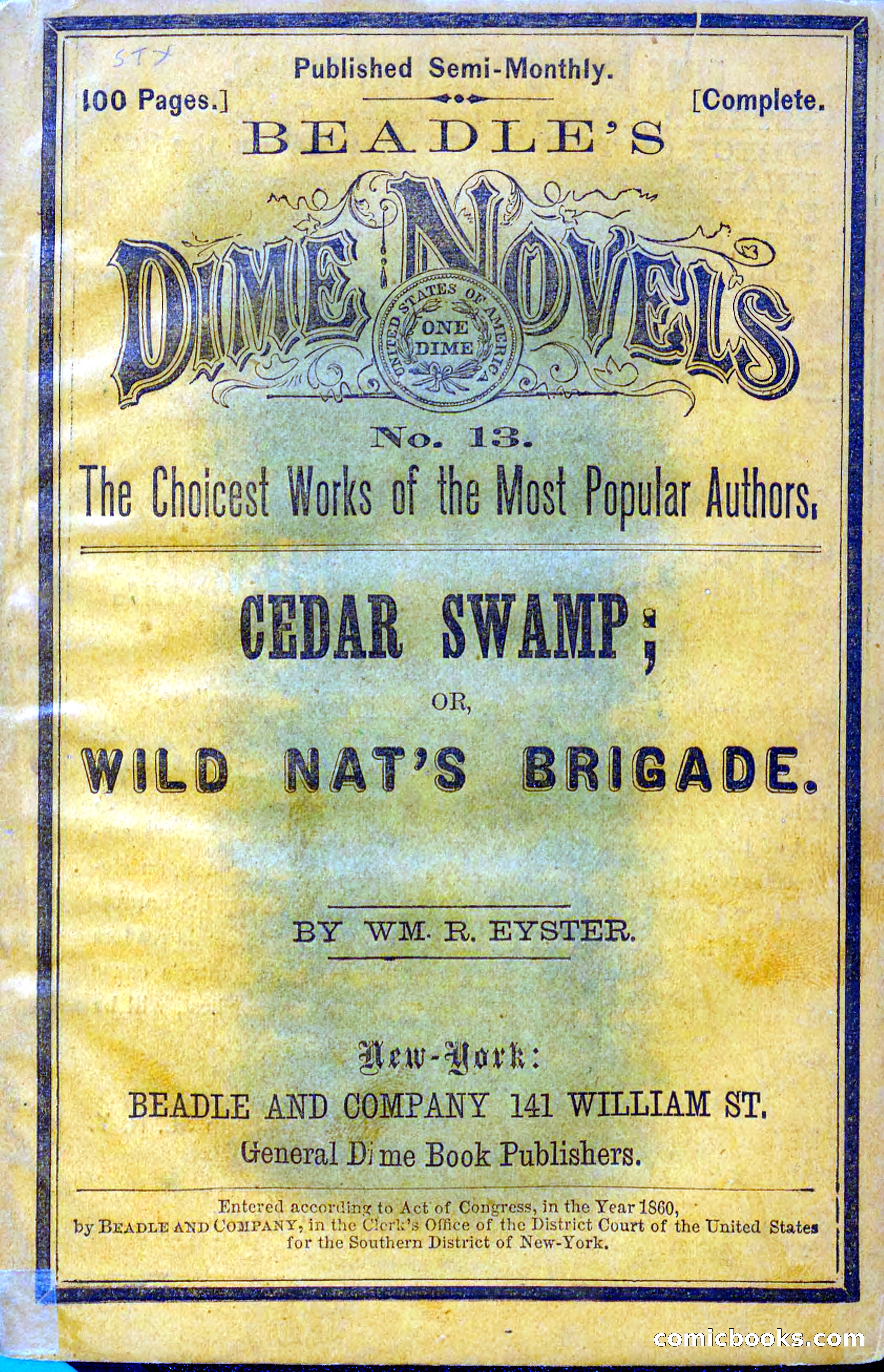 Beadle's Dime Novels No. 13 — page 101 of 108