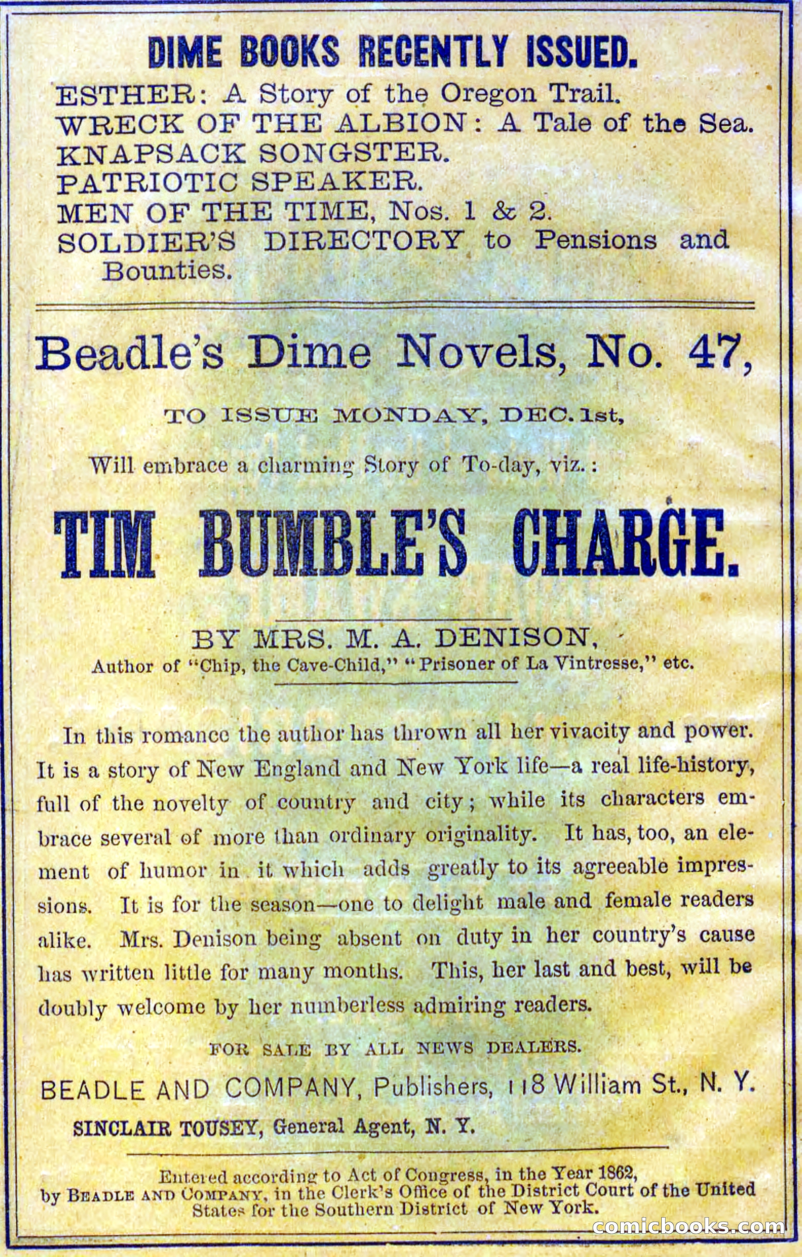 Beadle's Dime Novels No. 13 — page 102 of 108