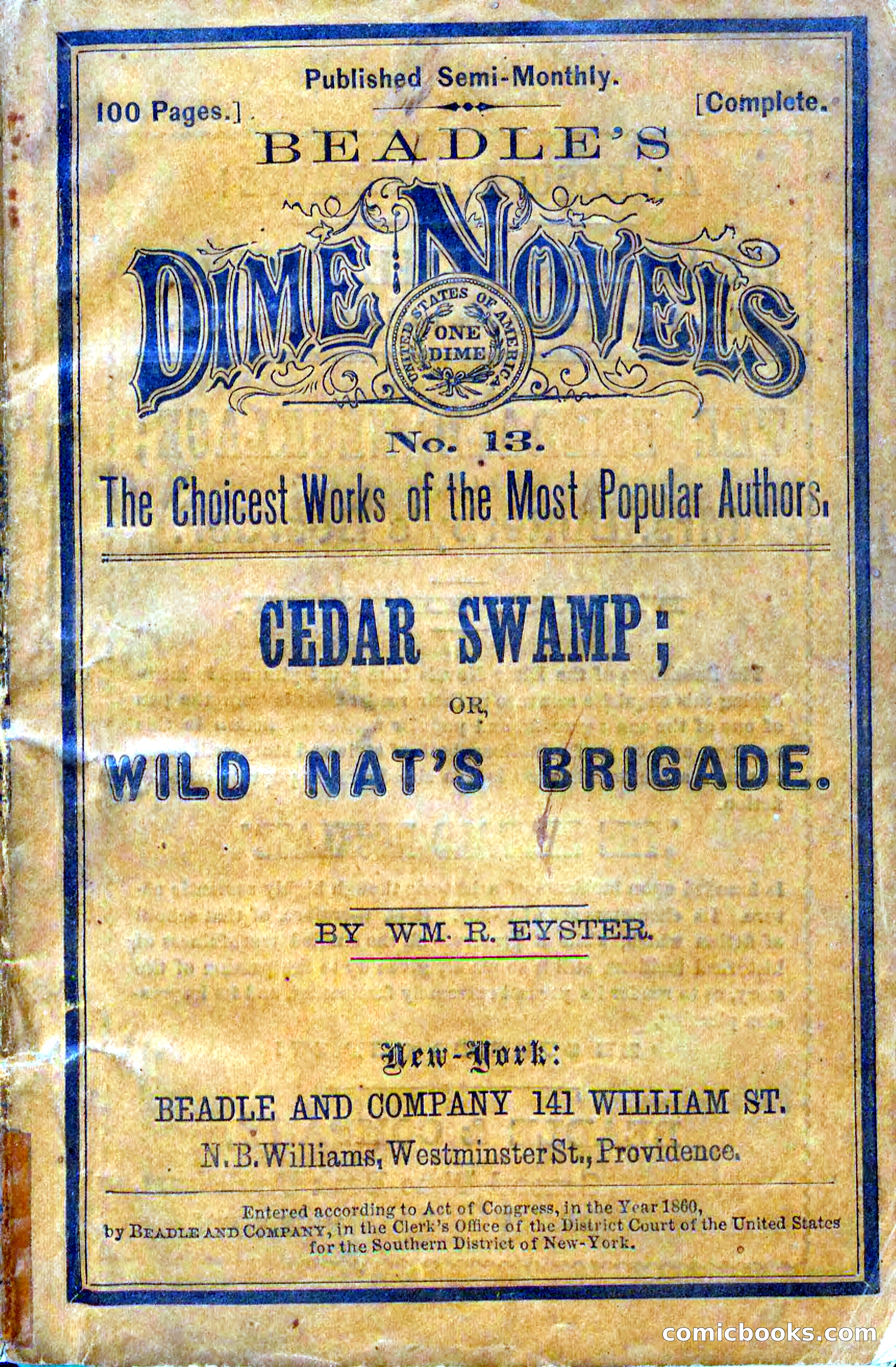 Beadle's Dime Novels No. 13 — page 105 of 108